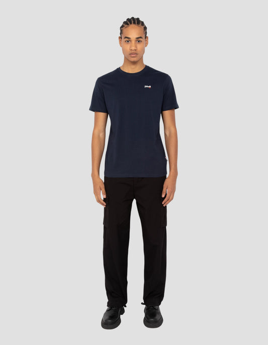 Navy crewneck T-shirt