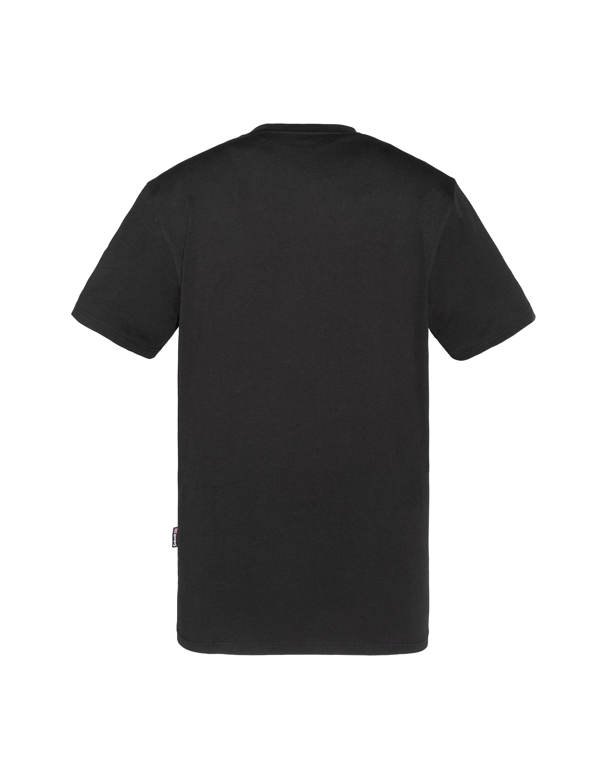 T-shirt col V noir-6