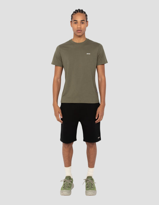 T-shirt kaki a maniche corte