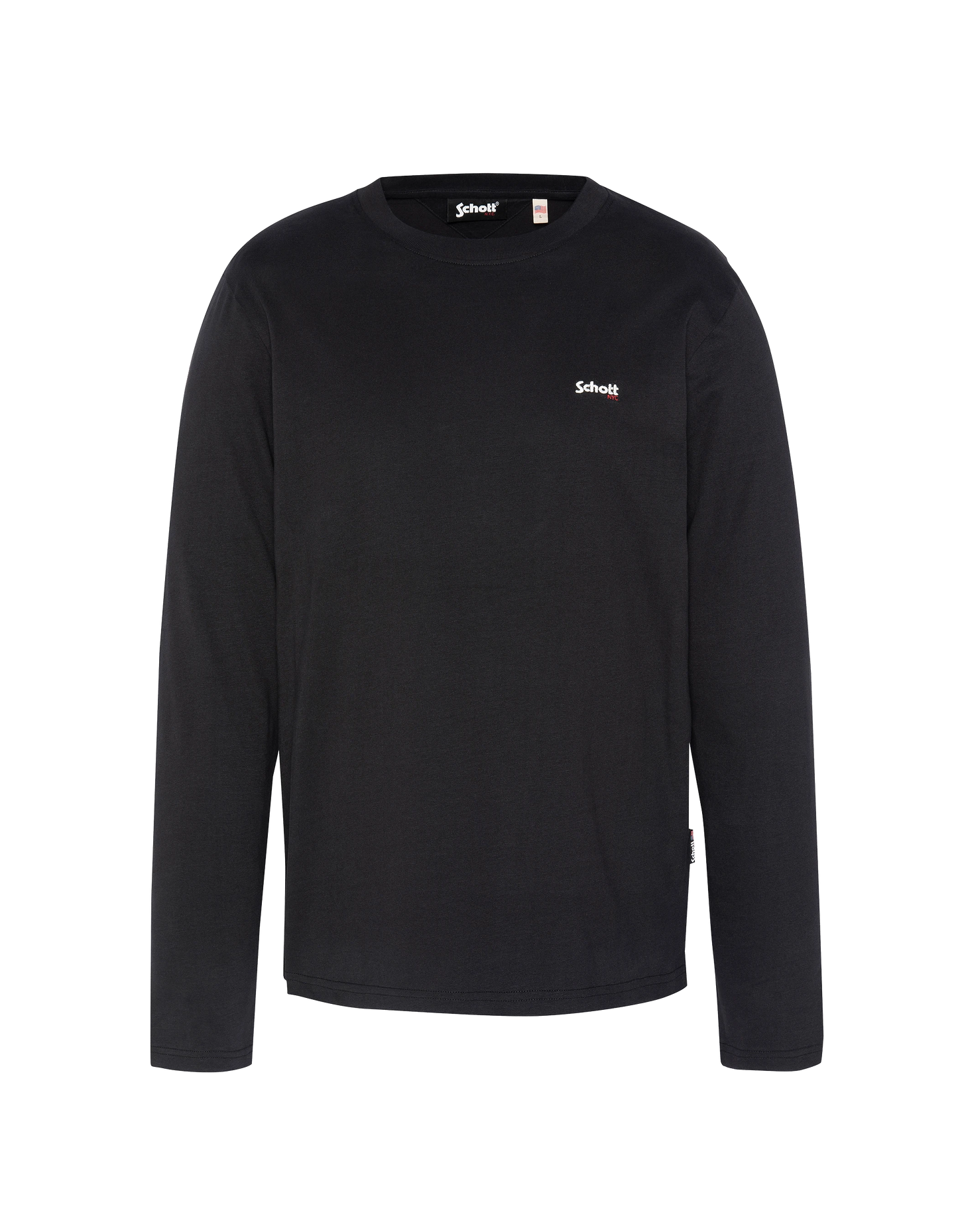 T-shirt noir à manches longues