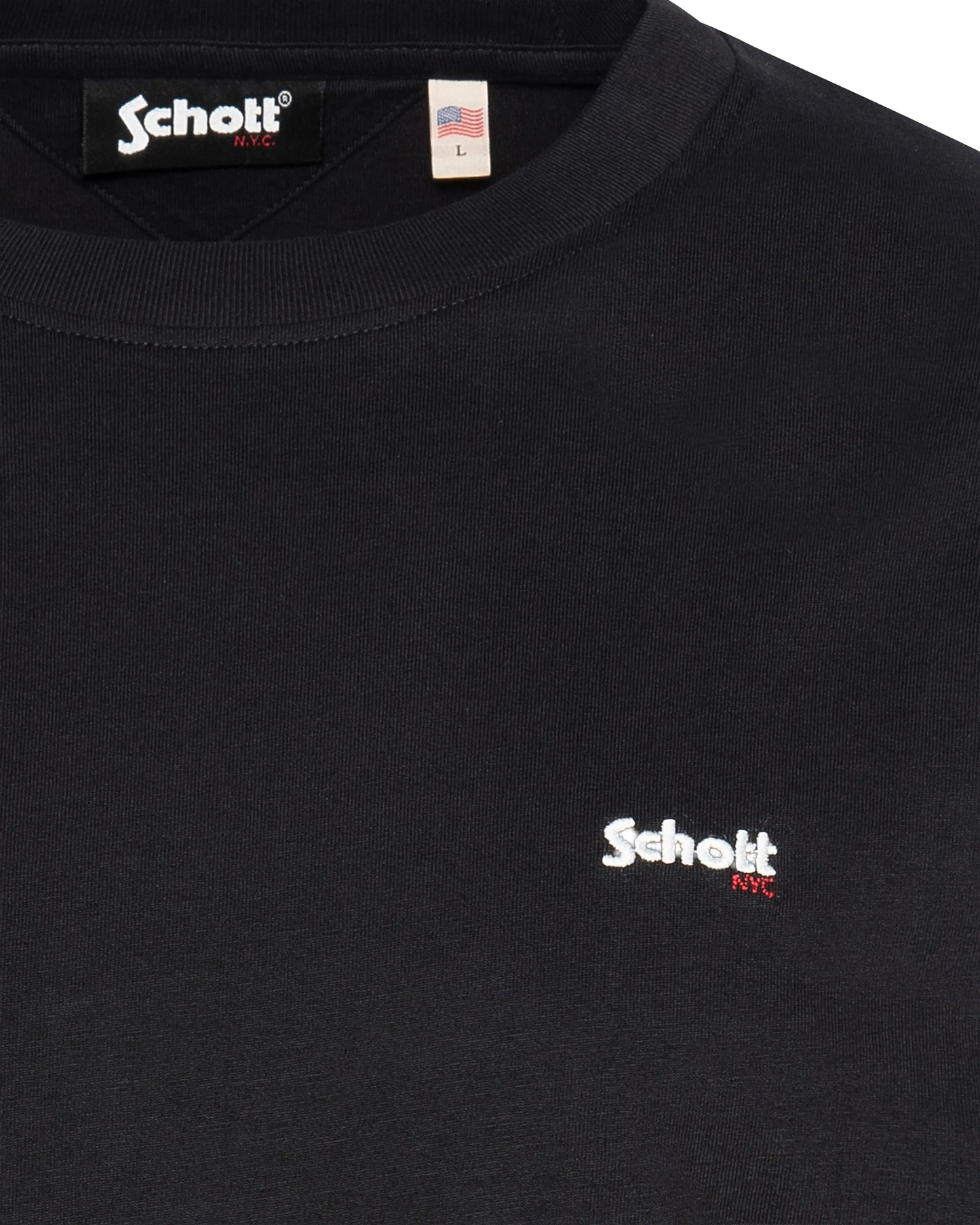 T-shirt noir à manches longues