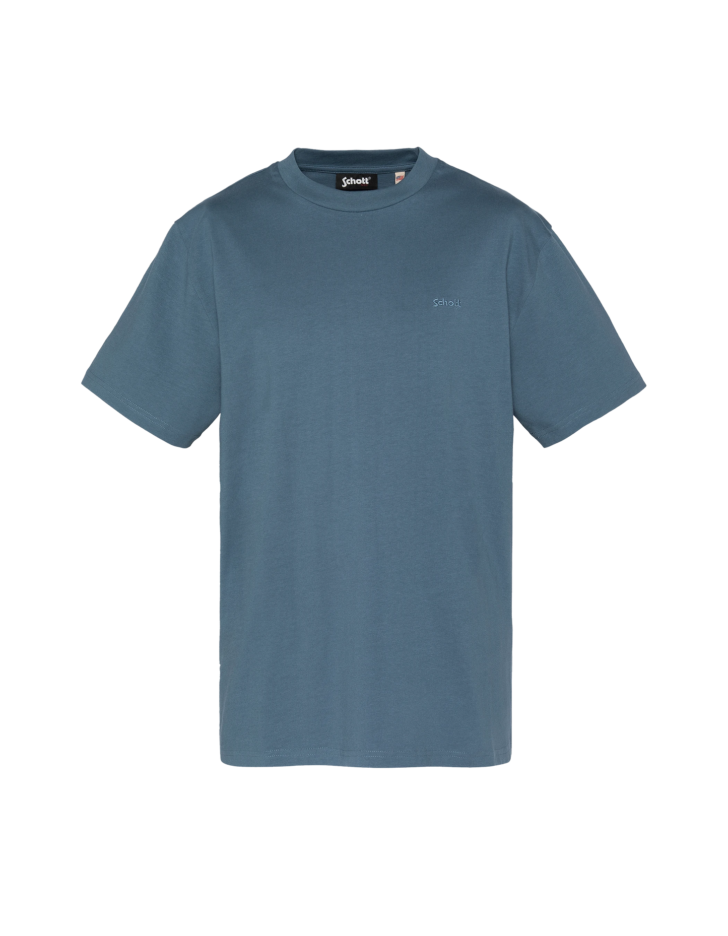 Mineral blue t-shirt short sleeves