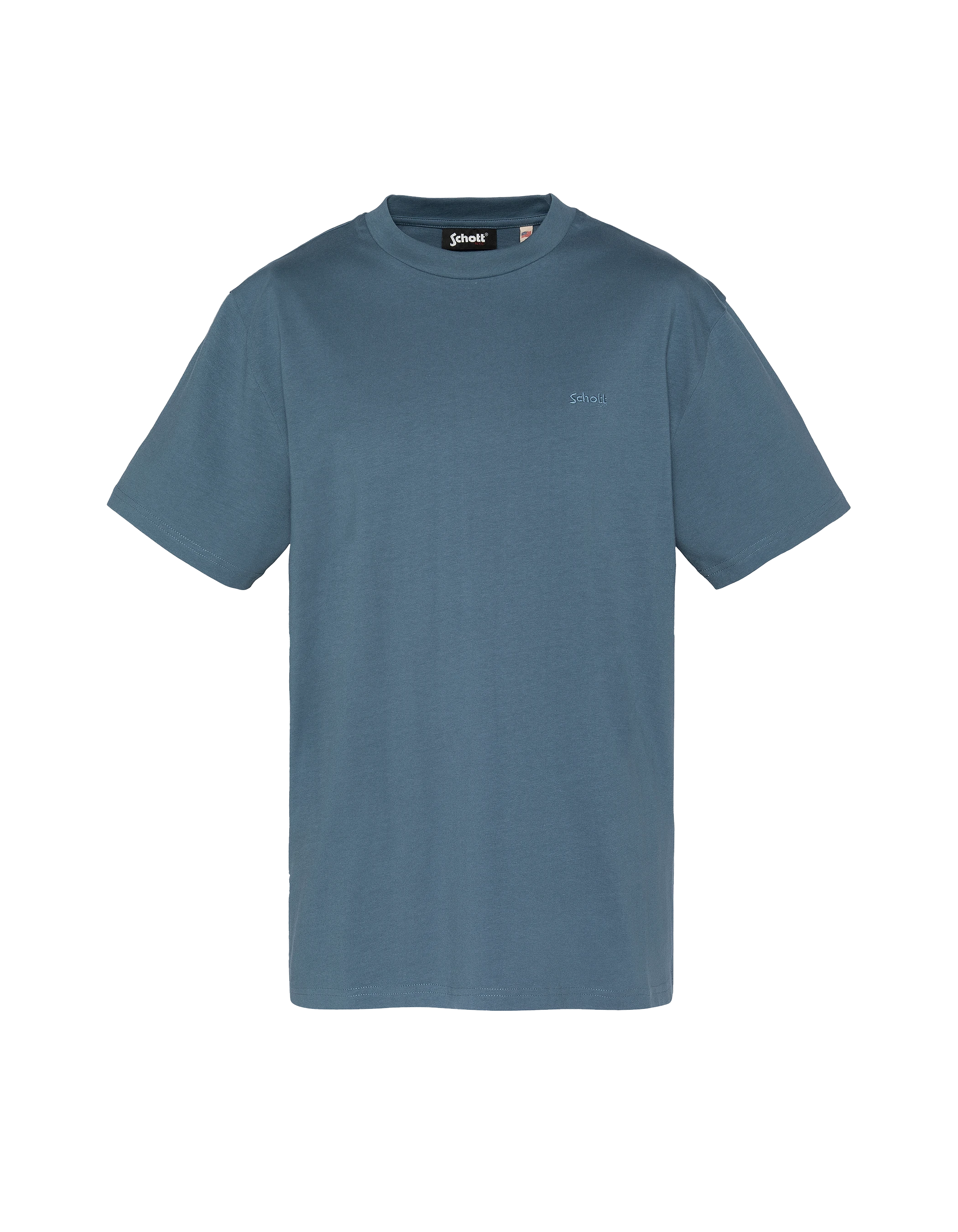 Mineral blue t-shirt short sleeves-1