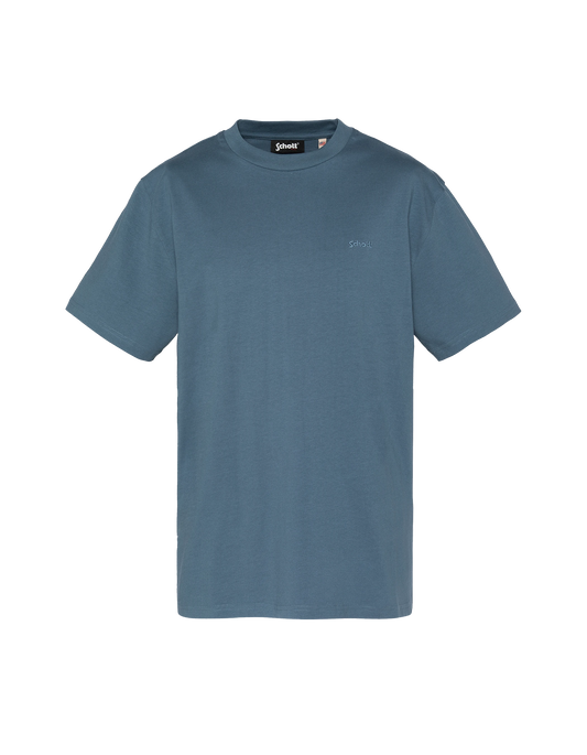 T-shirt bleu minéral à manches courtes