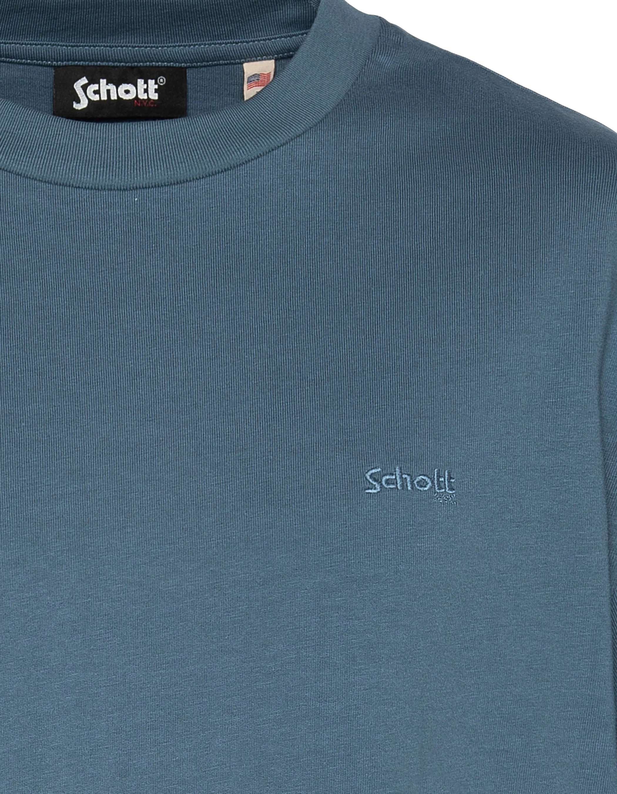 Mineral blue t-shirt short sleeves-3