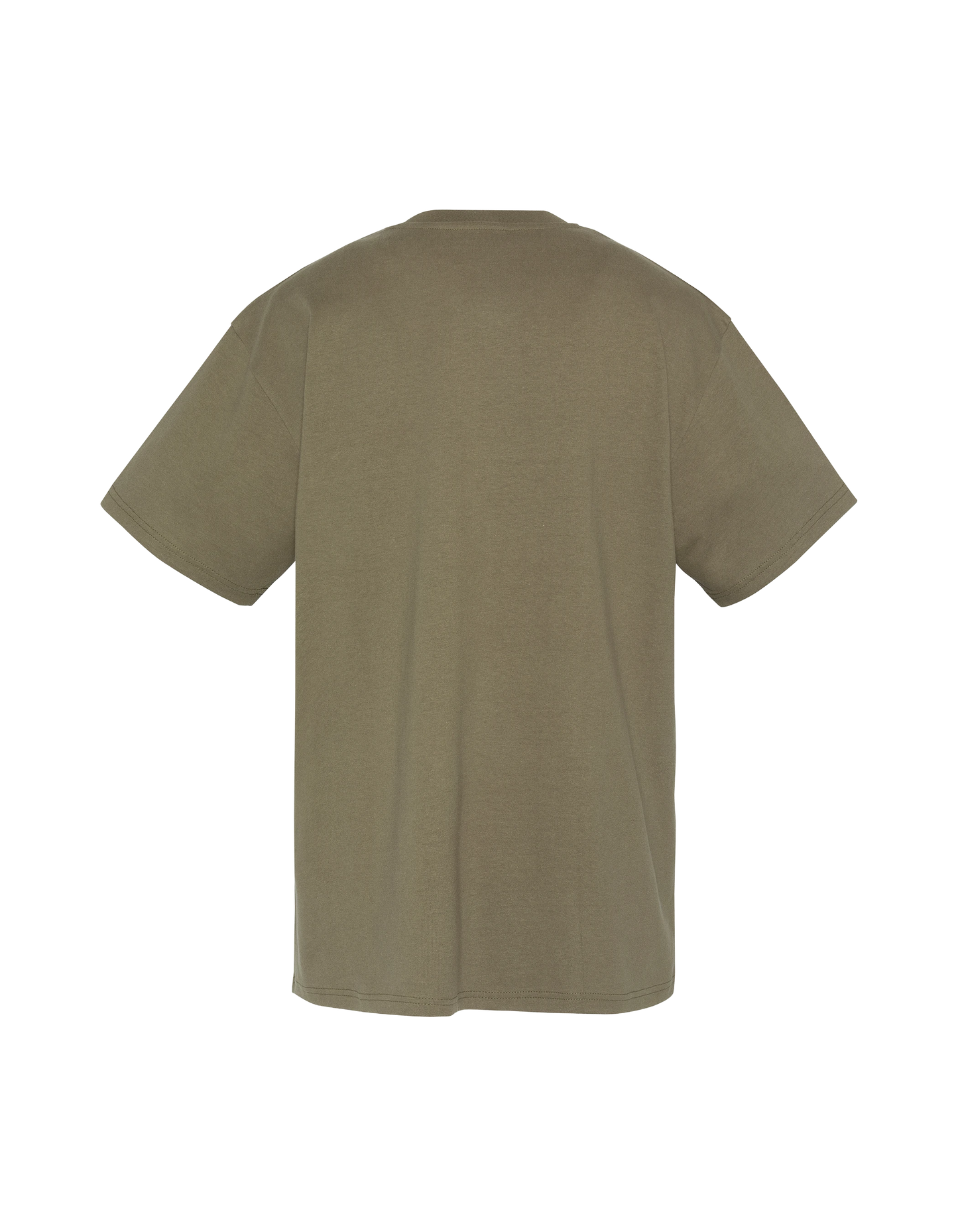 Short-sleeved khaki t-shirt