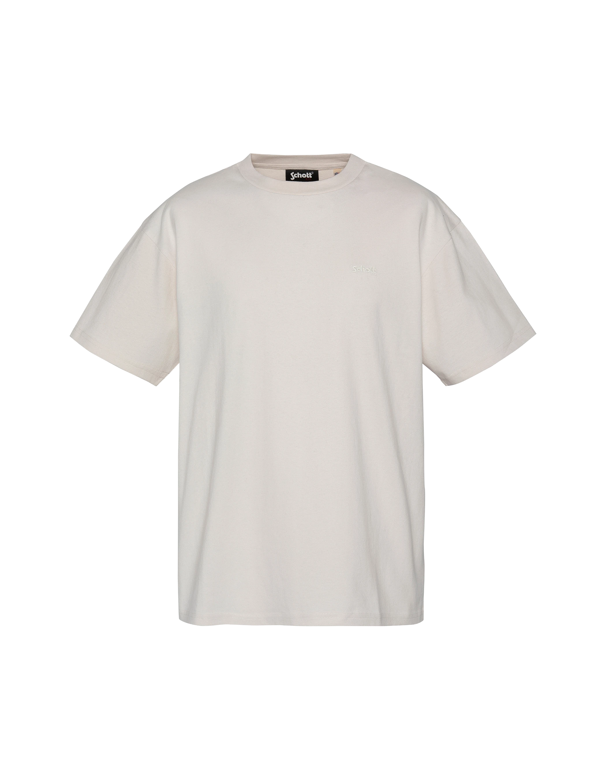 White T-shirt with short sleeves-1