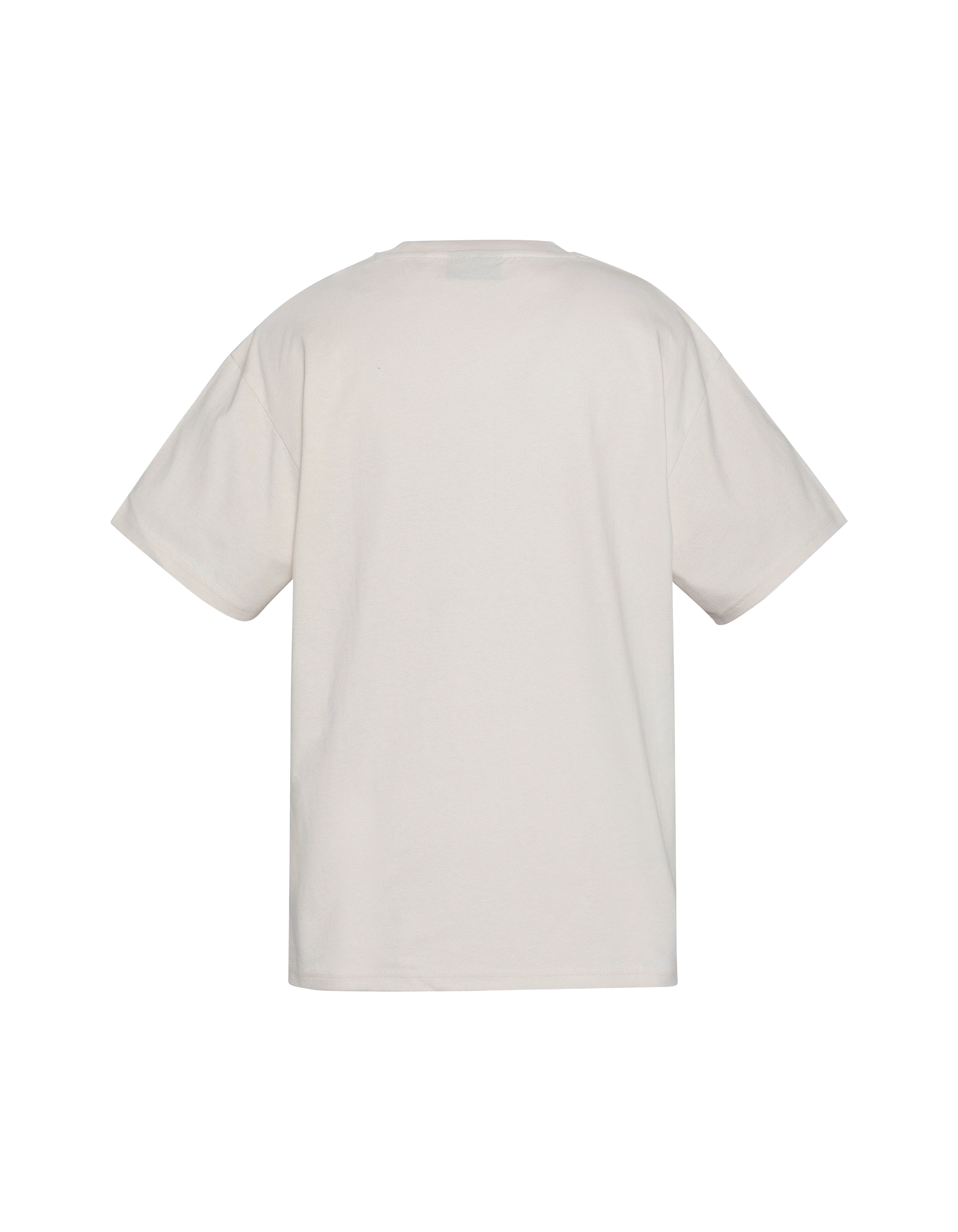 White T-shirt with short sleeves-2
