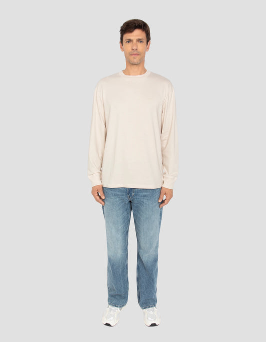 Long sleeve white t-shirt