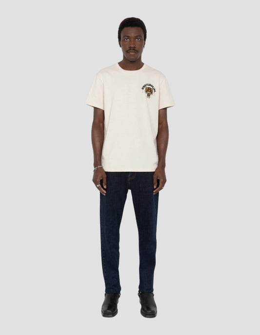 T-shirt blanc avec mascotte tigre