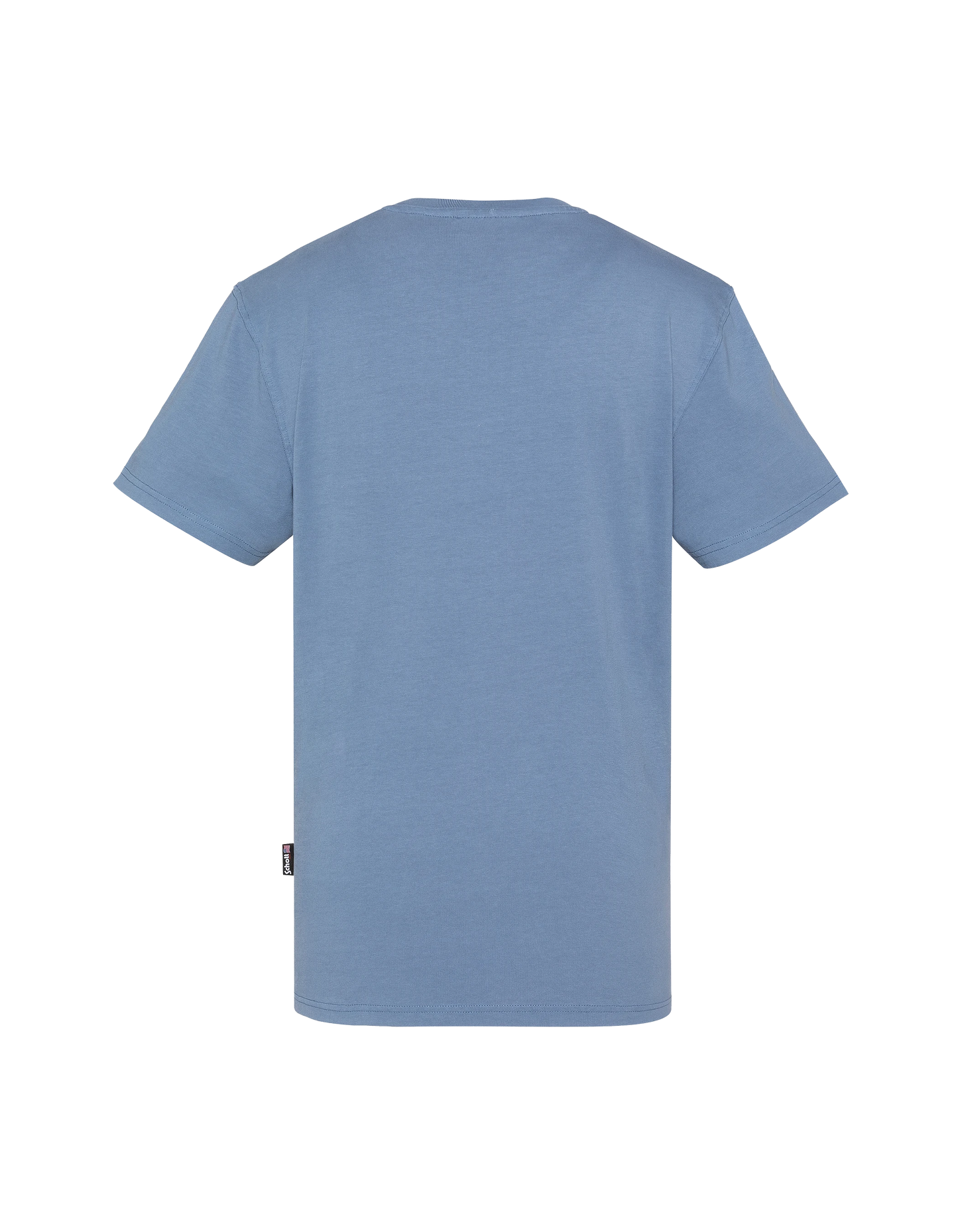 T-shirt university cartoon bleu acier