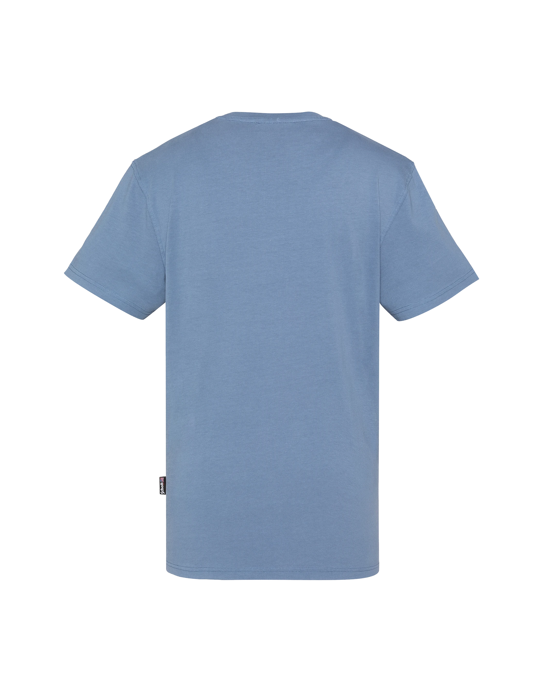 T-shirt university cartoon bleu acier-6