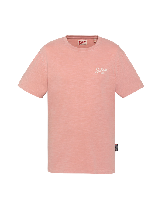 Puderrosa Stadtviertel-T-Shirt