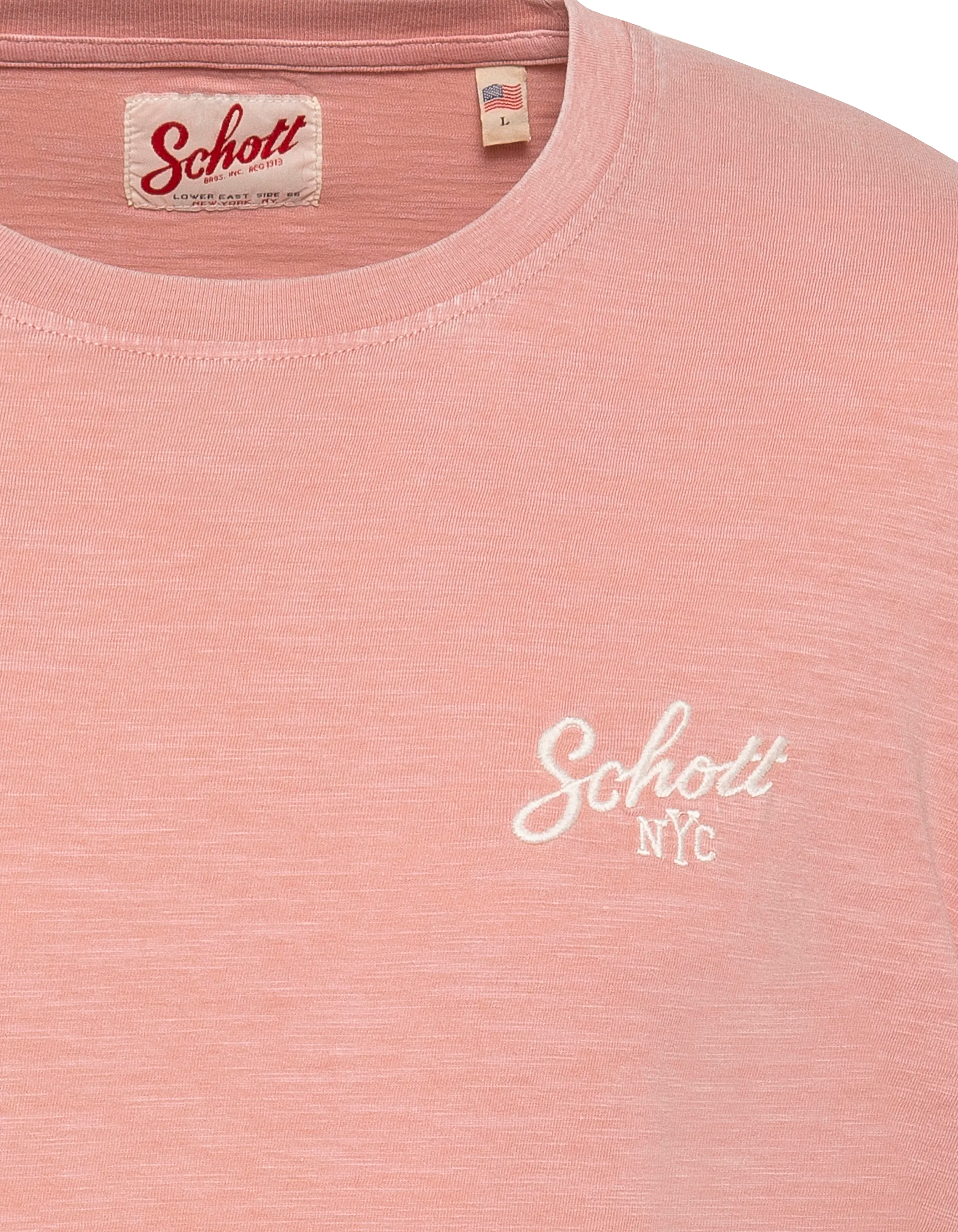 T-shirt city district rose poudré-3