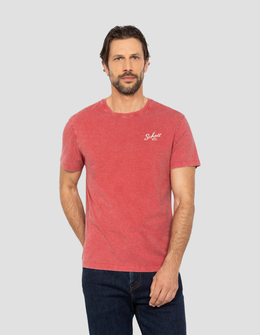 Rotes Stadtteil-T-Shirt