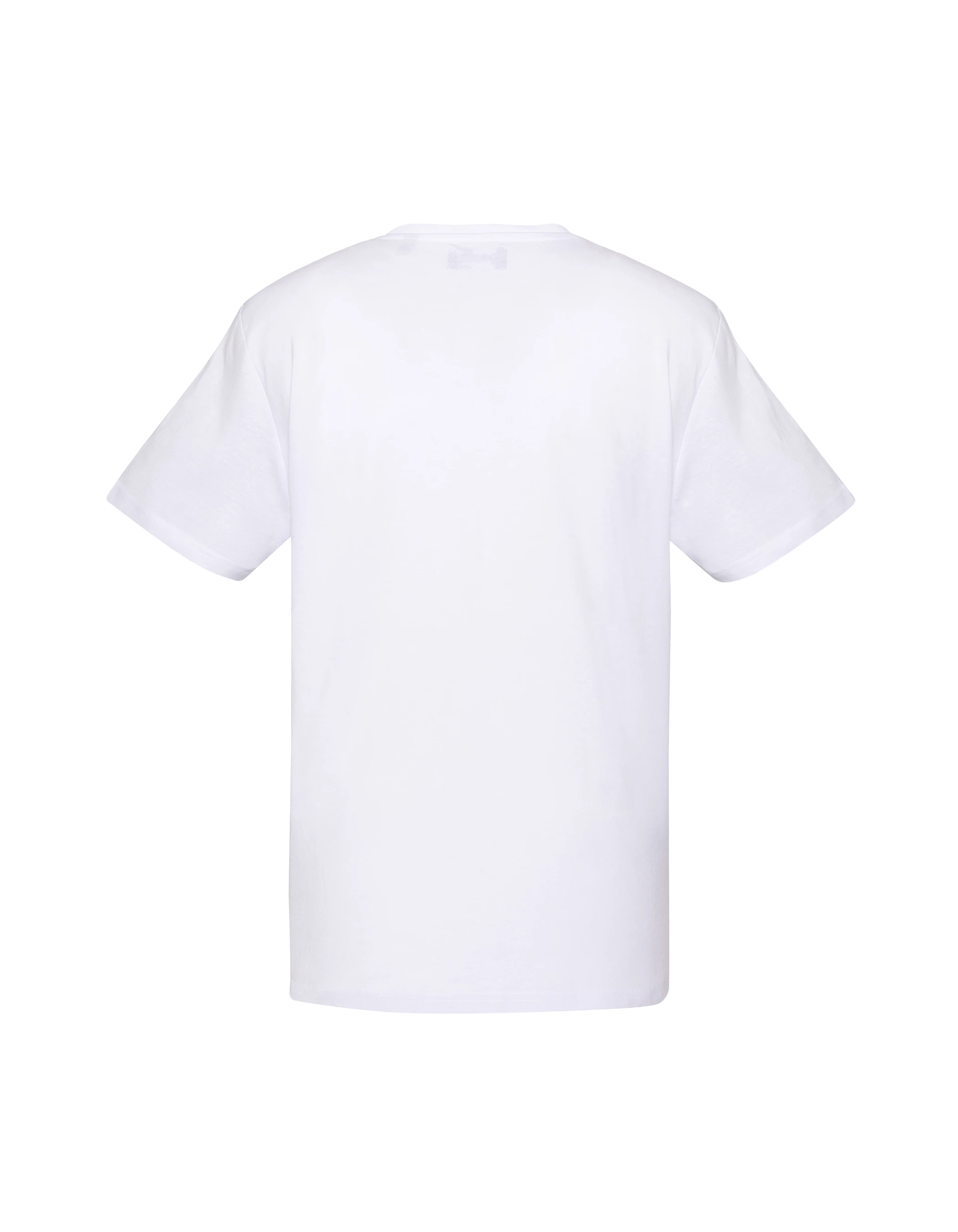 Weißes T-Shirt mit Schott Motor Club-Aufdruck-2