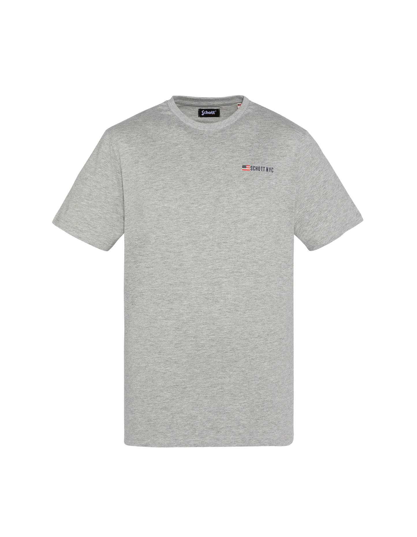 T-shirt grigia stampata dell'esercito stampato