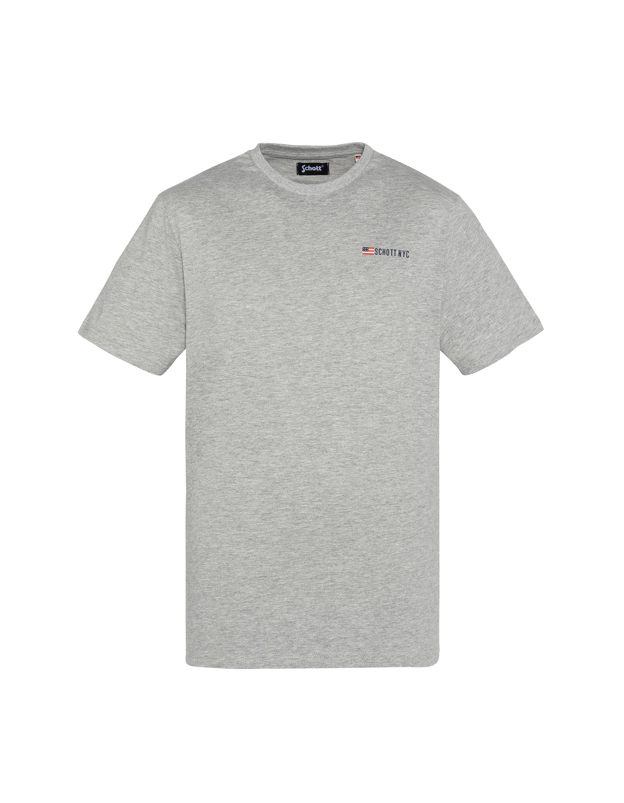 T-shirt grigia stampata dell'esercito stampato-1