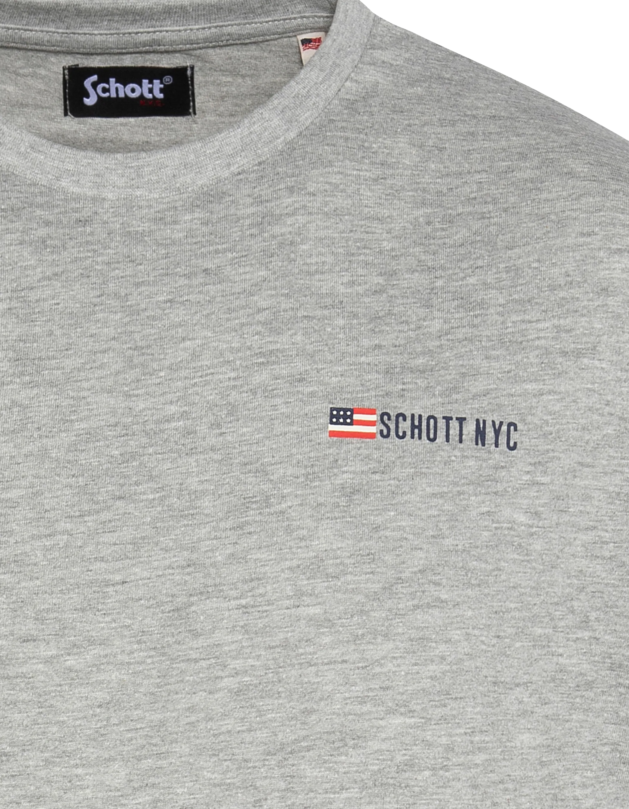 T-shirt grigia stampata dell'esercito stampato-3