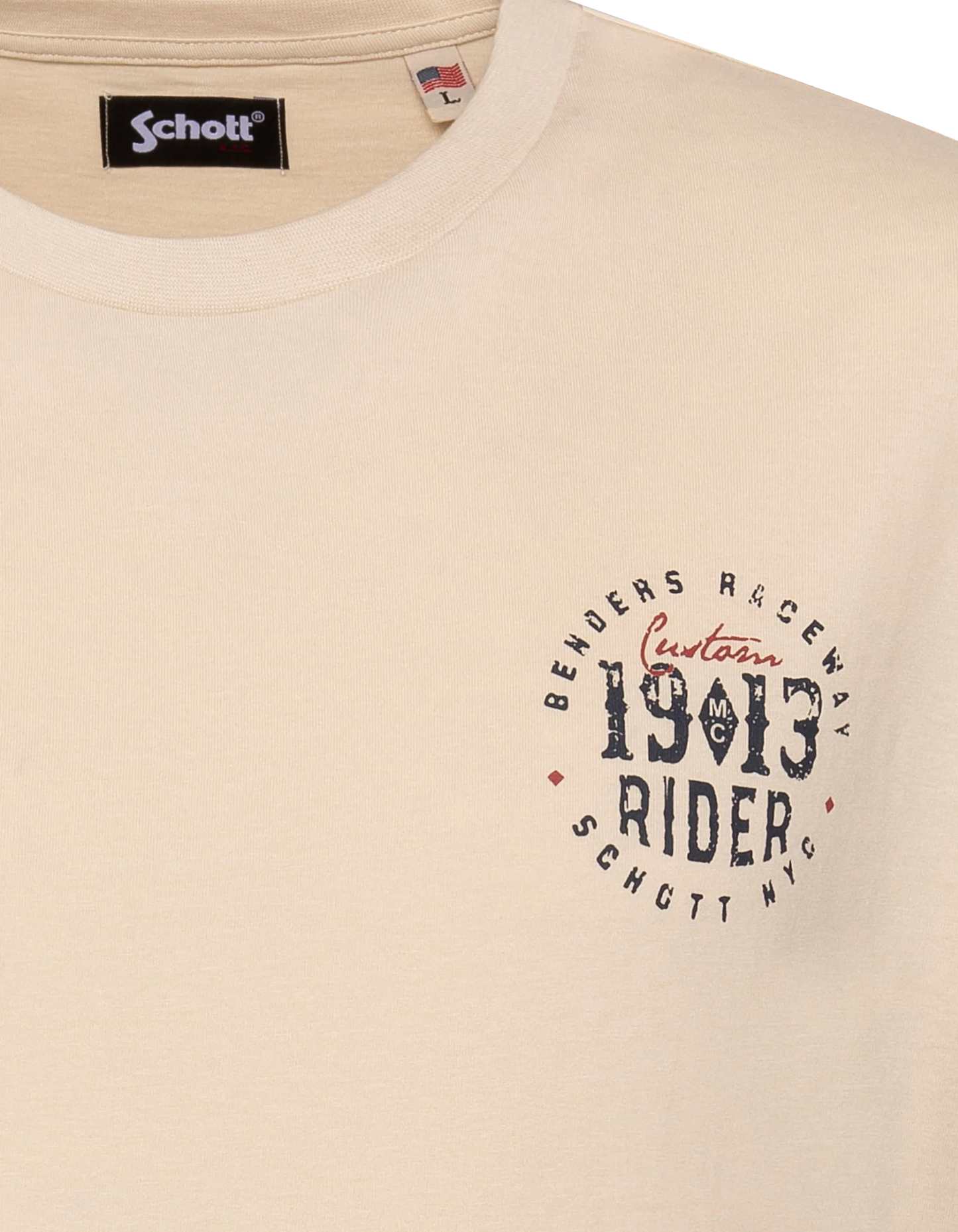 Sandbedrucktes 1903 Rider T-Shirt
