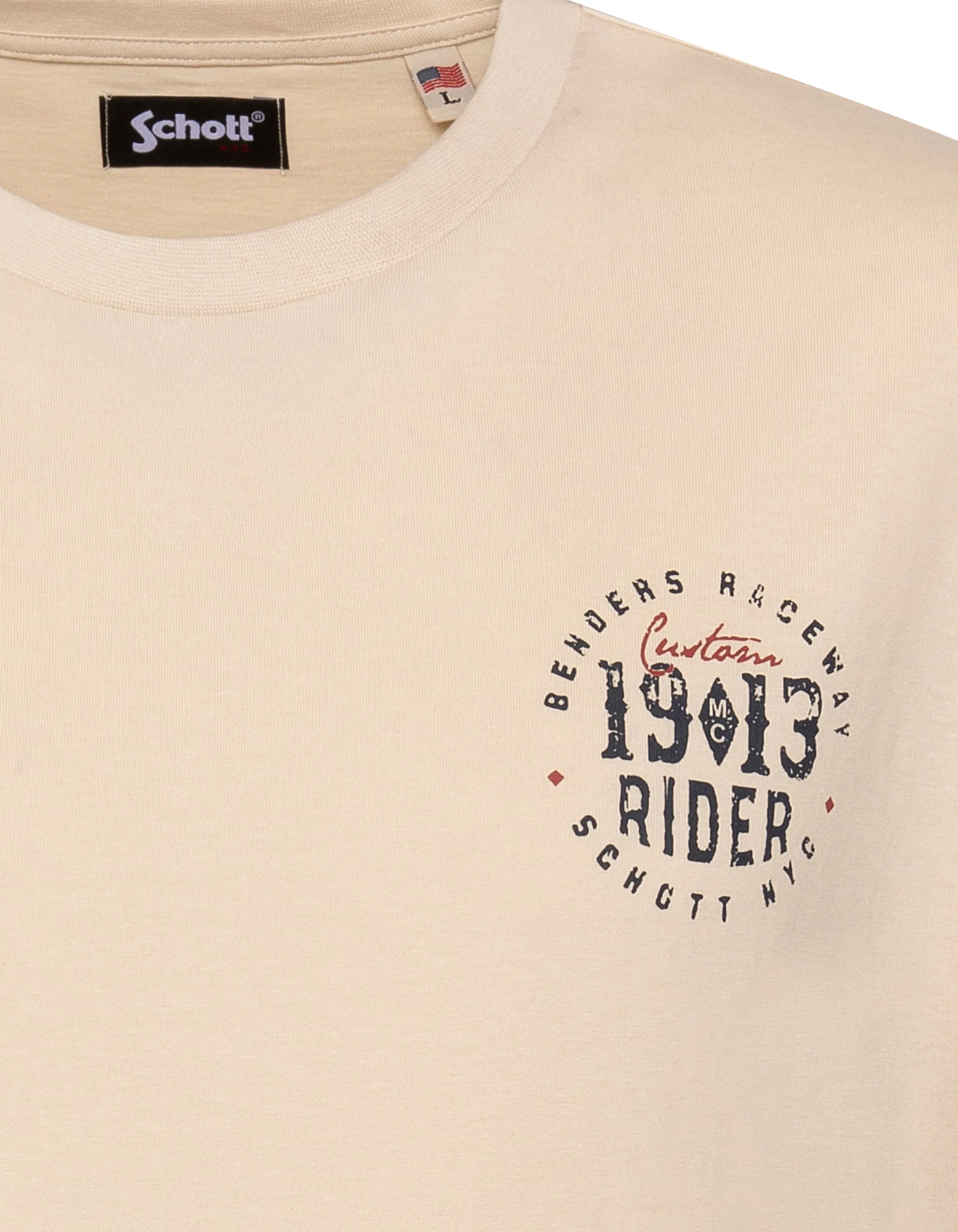 Sandbedrucktes 1903 Rider T-Shirt-3
