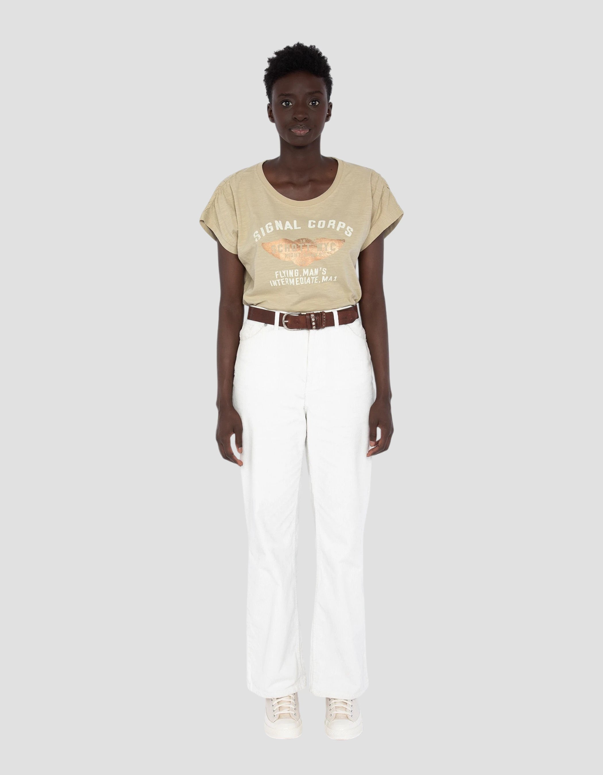 Army Sage Khaki T-Shirt-1