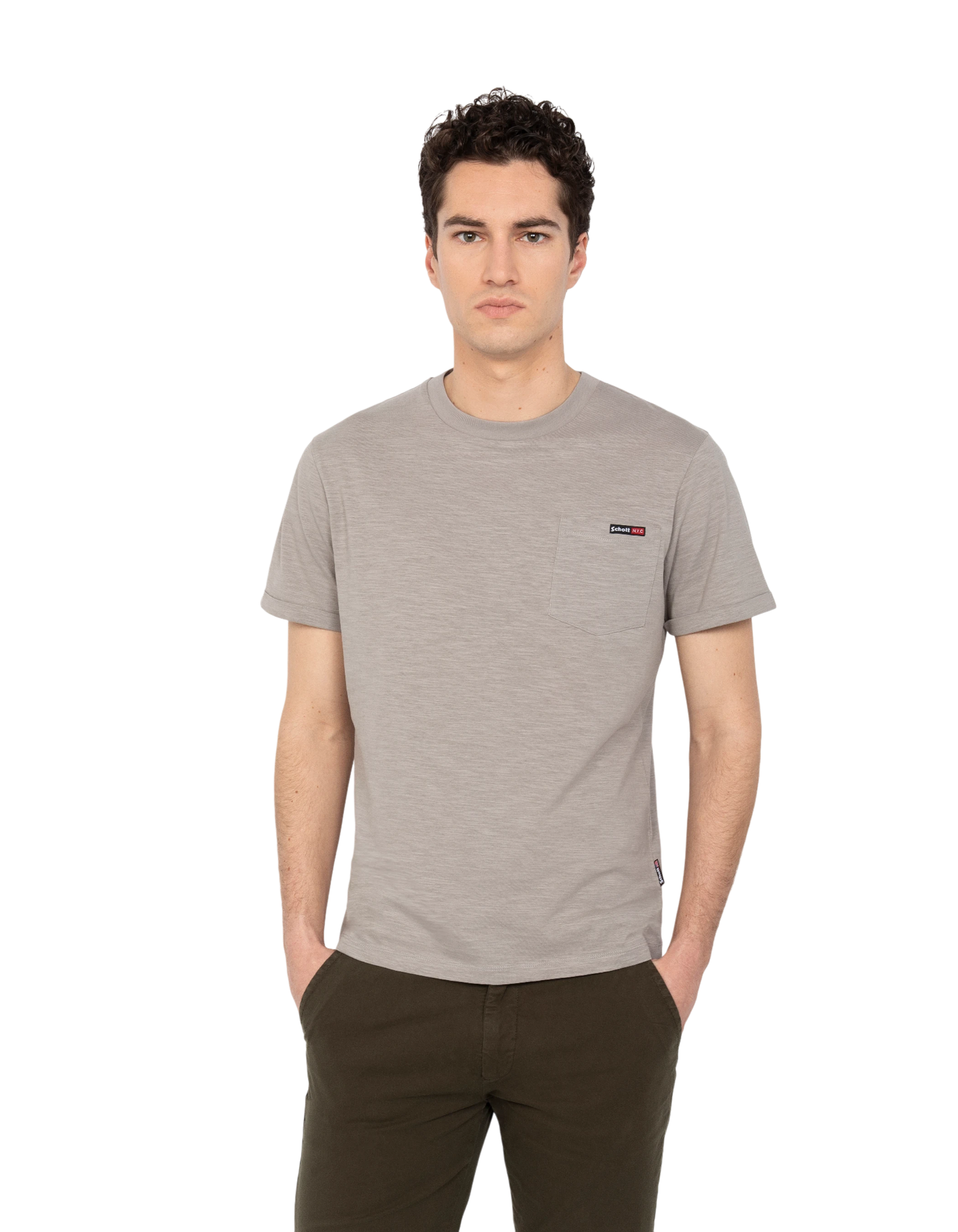 T-shirt di cemento effetto infiammato