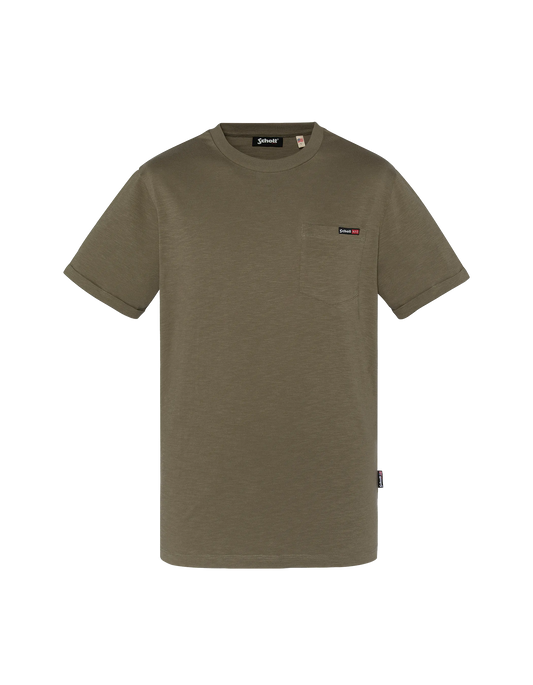 T-shirt Khaki Effetto floreale