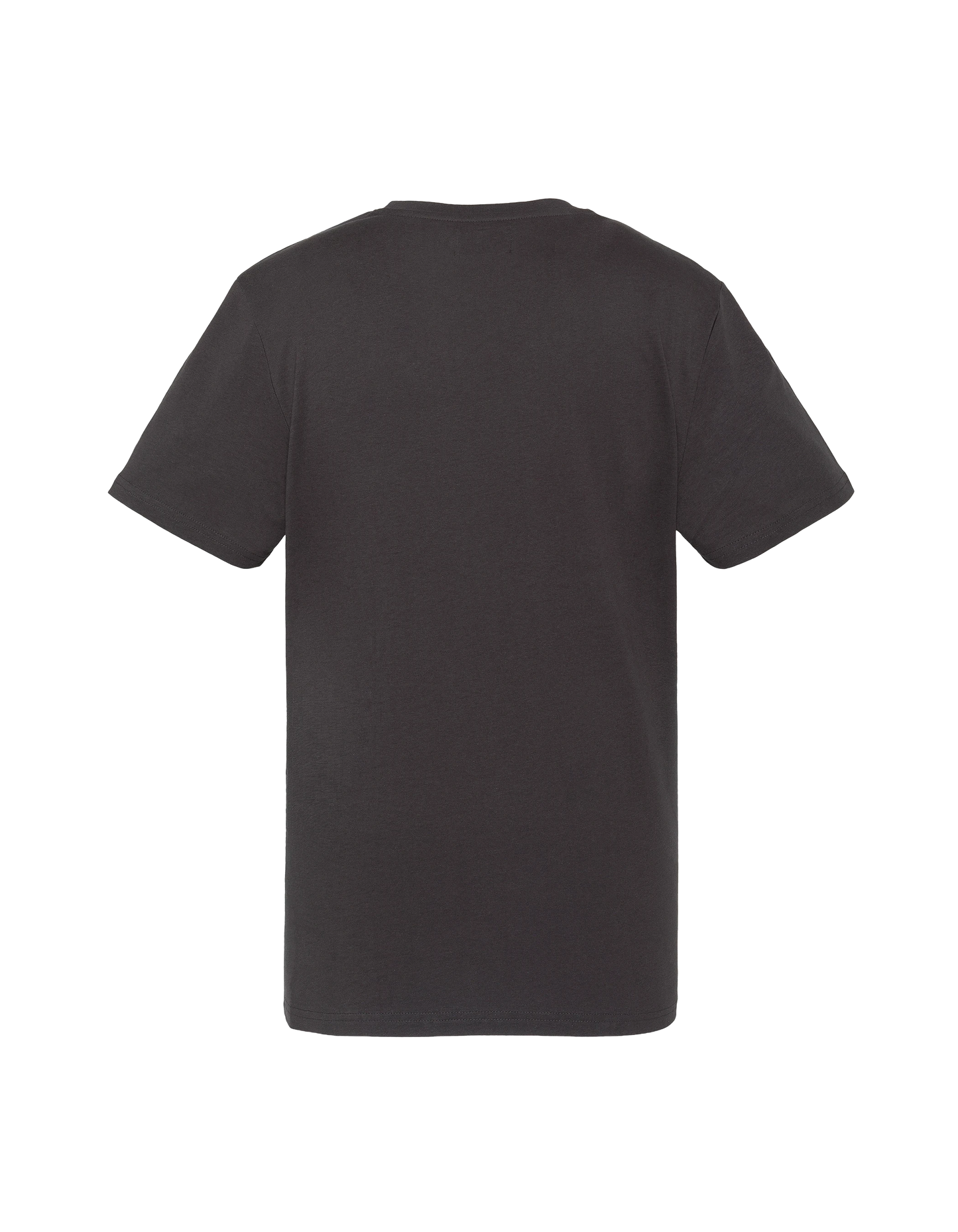 Bedrucktes anthrazitfarbenes T-Shirt von Schott Motorcycles
