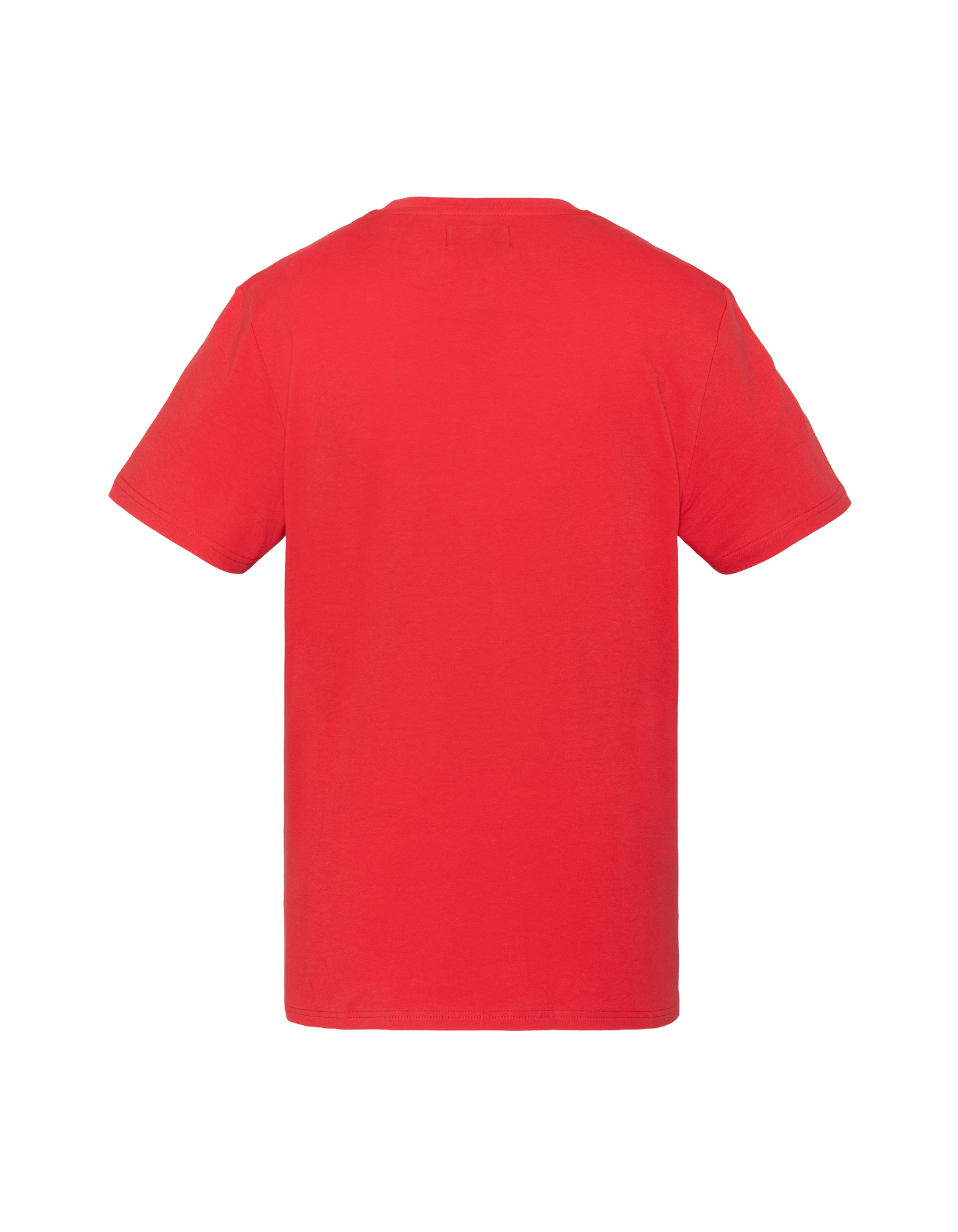 Rotes bedrucktes T-Shirt von Schott Motorcycles