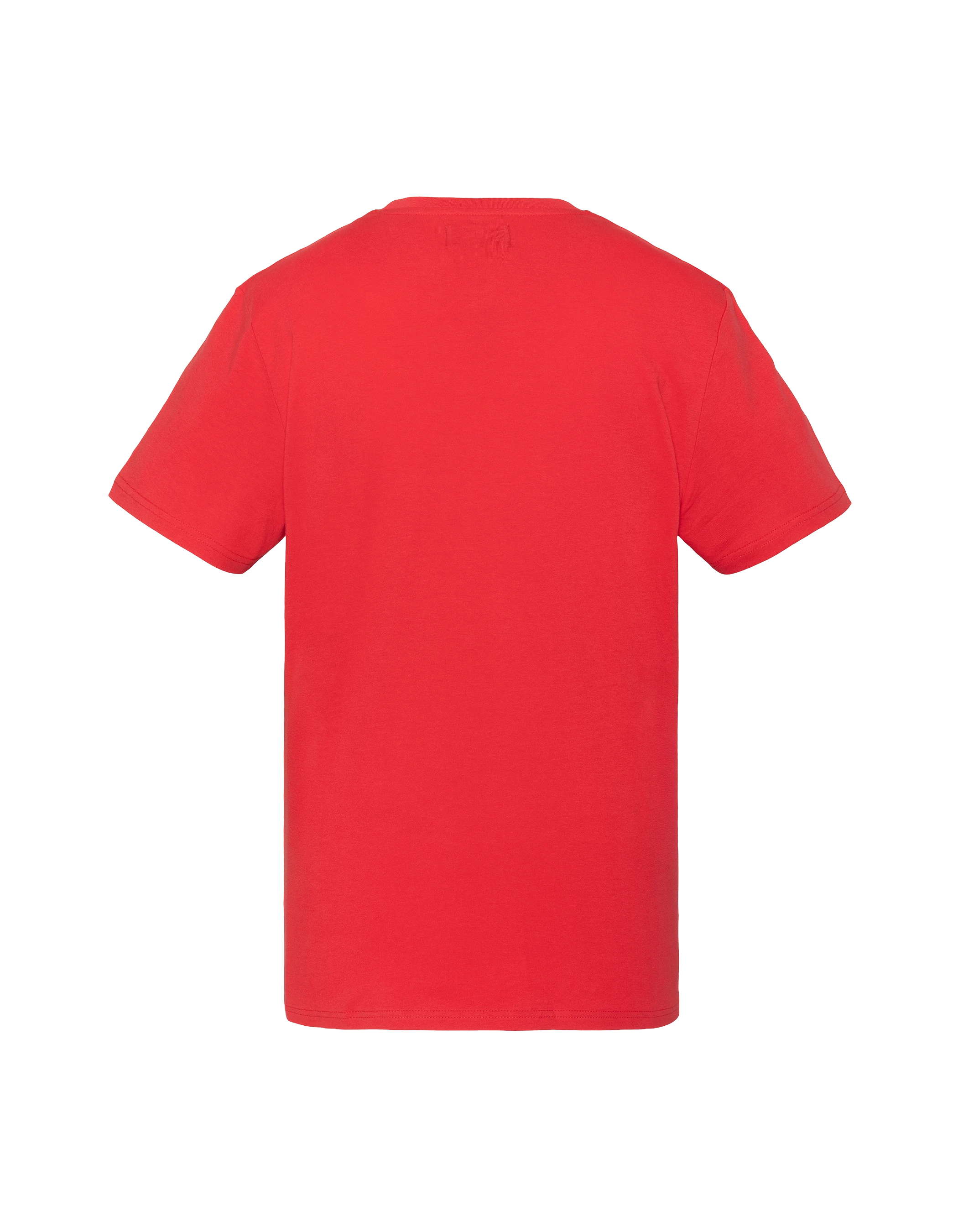 Rotes bedrucktes T-Shirt von Schott Motorcycles-2