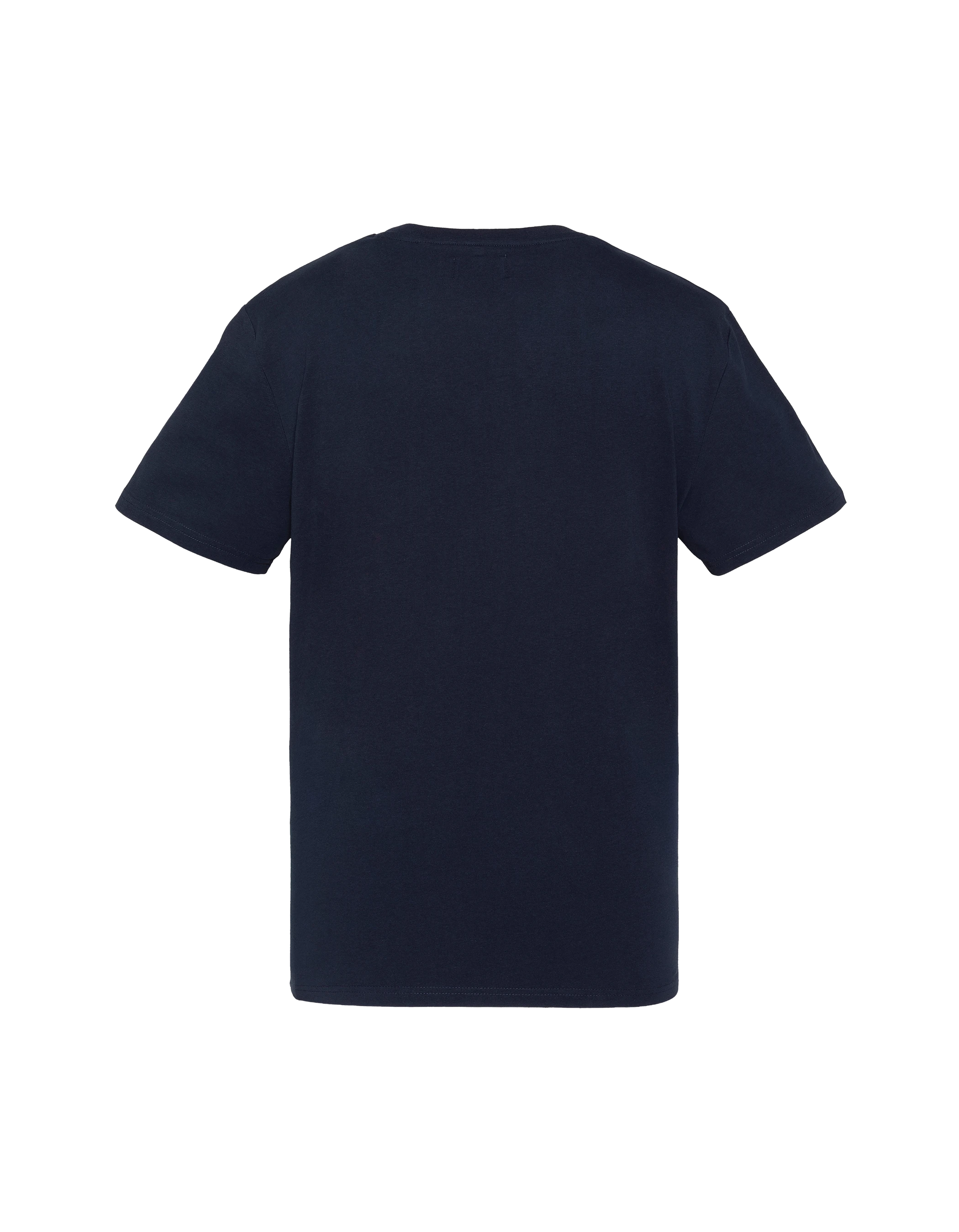 Marineblaues T-Shirt mit U.S.N. drucken.-2