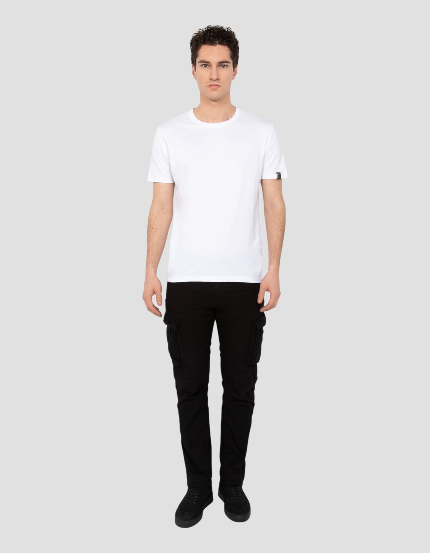 Paquete de 2 camisetas básicas blancas y negras