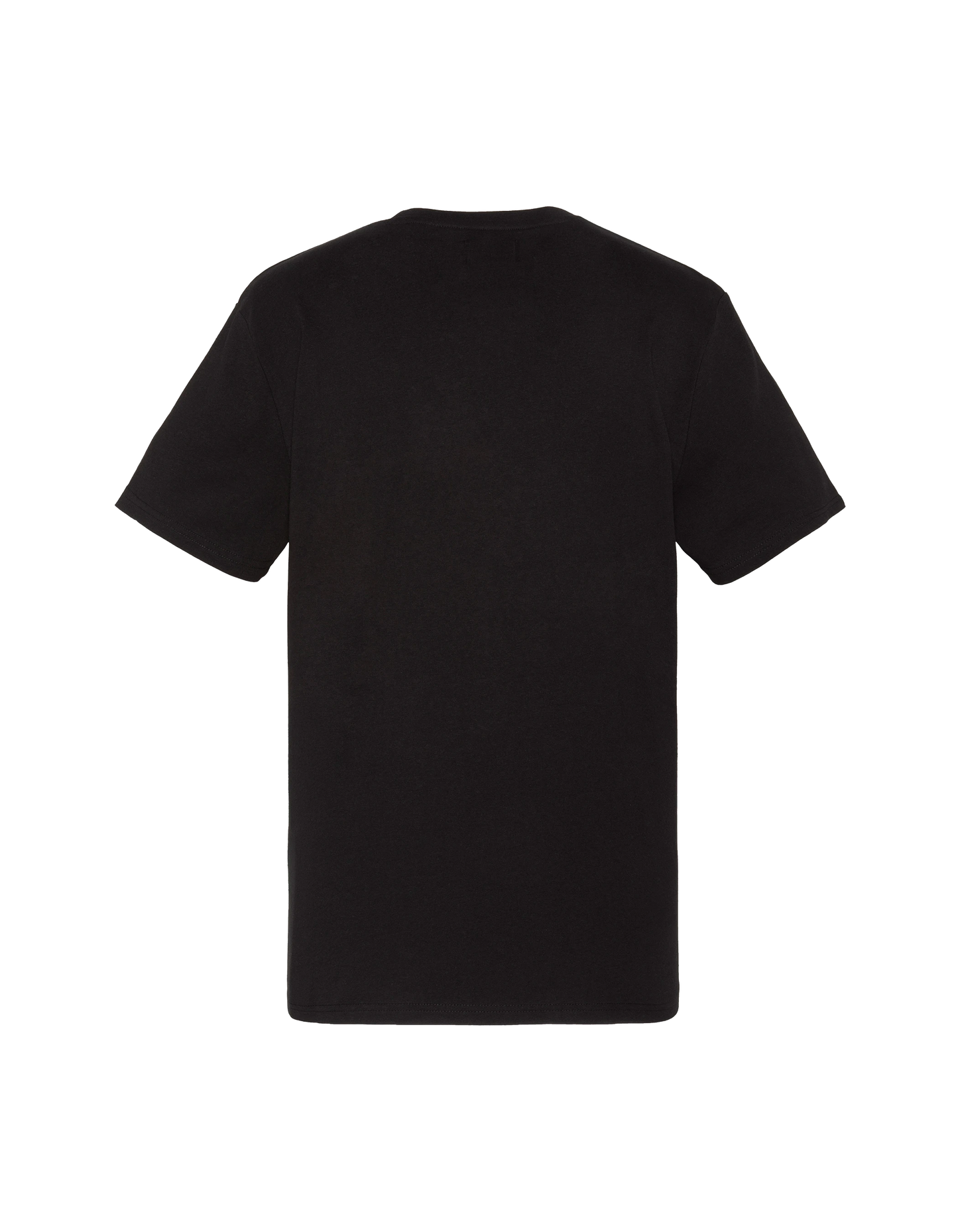 Schwarz bedrucktes T-Shirt von Schott Bros Inc.