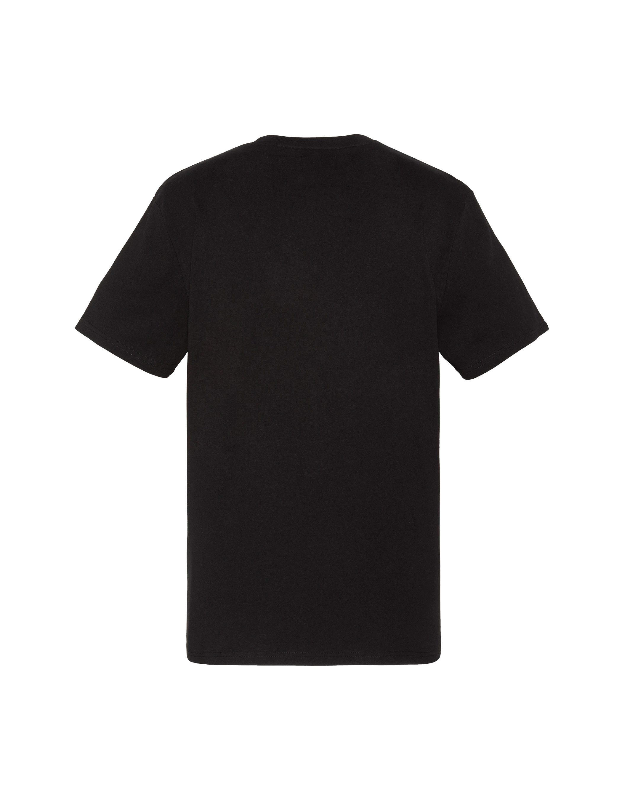 Schwarz bedrucktes T-Shirt von Schott Bros Inc.-2