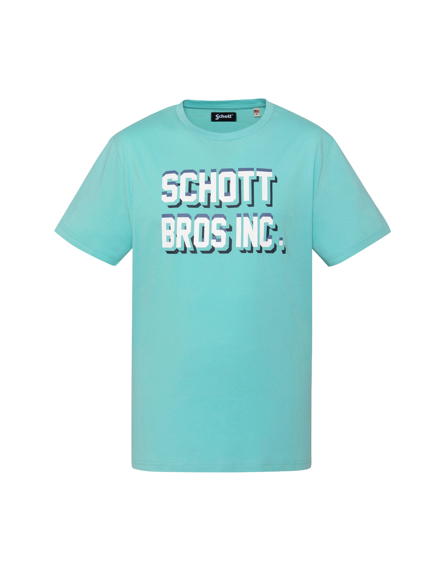 Schott Bros Inc. bedrucktes Lagunen-T-Shirt