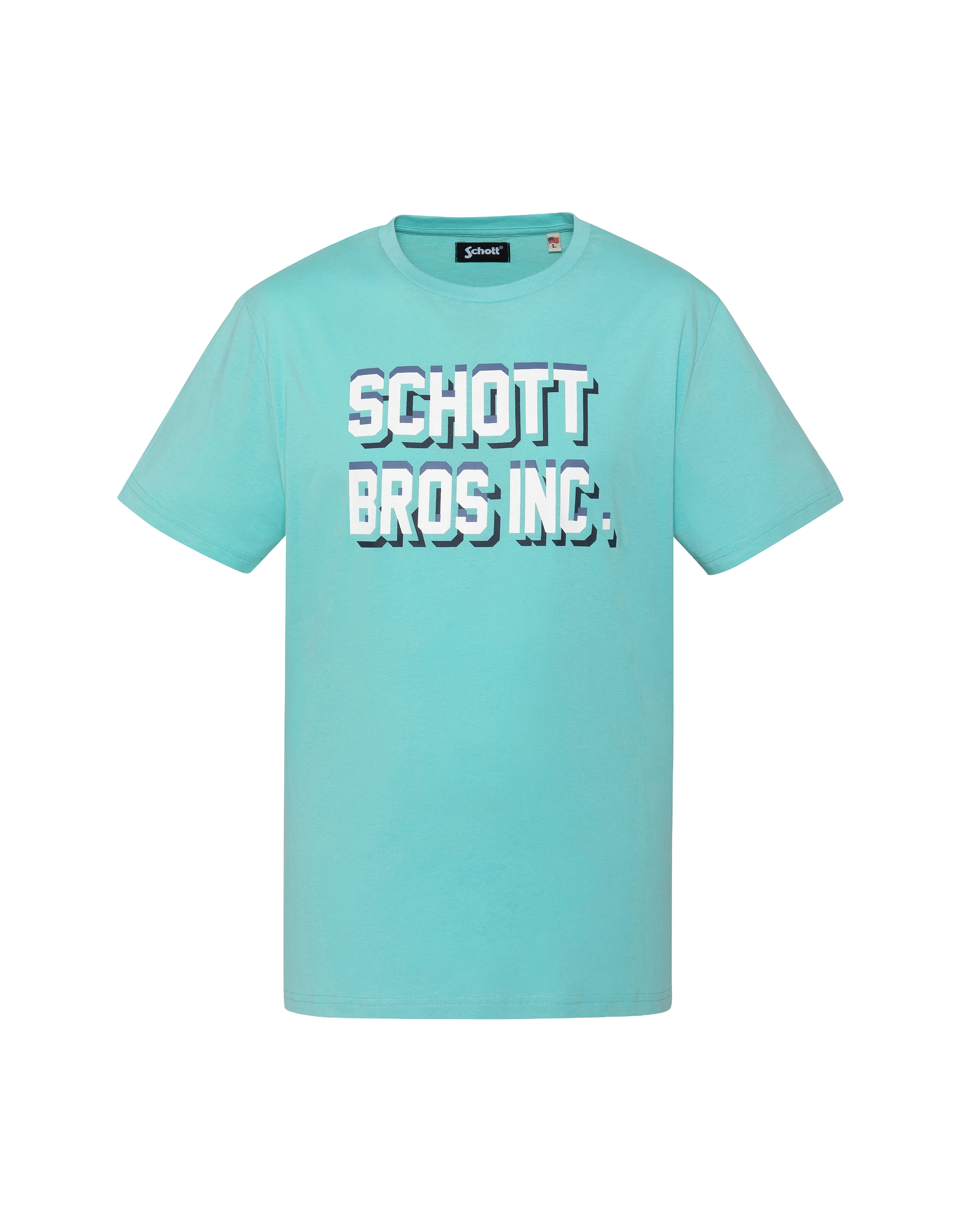 Schott Bros Inc. bedrucktes Lagunen-T-Shirt-1