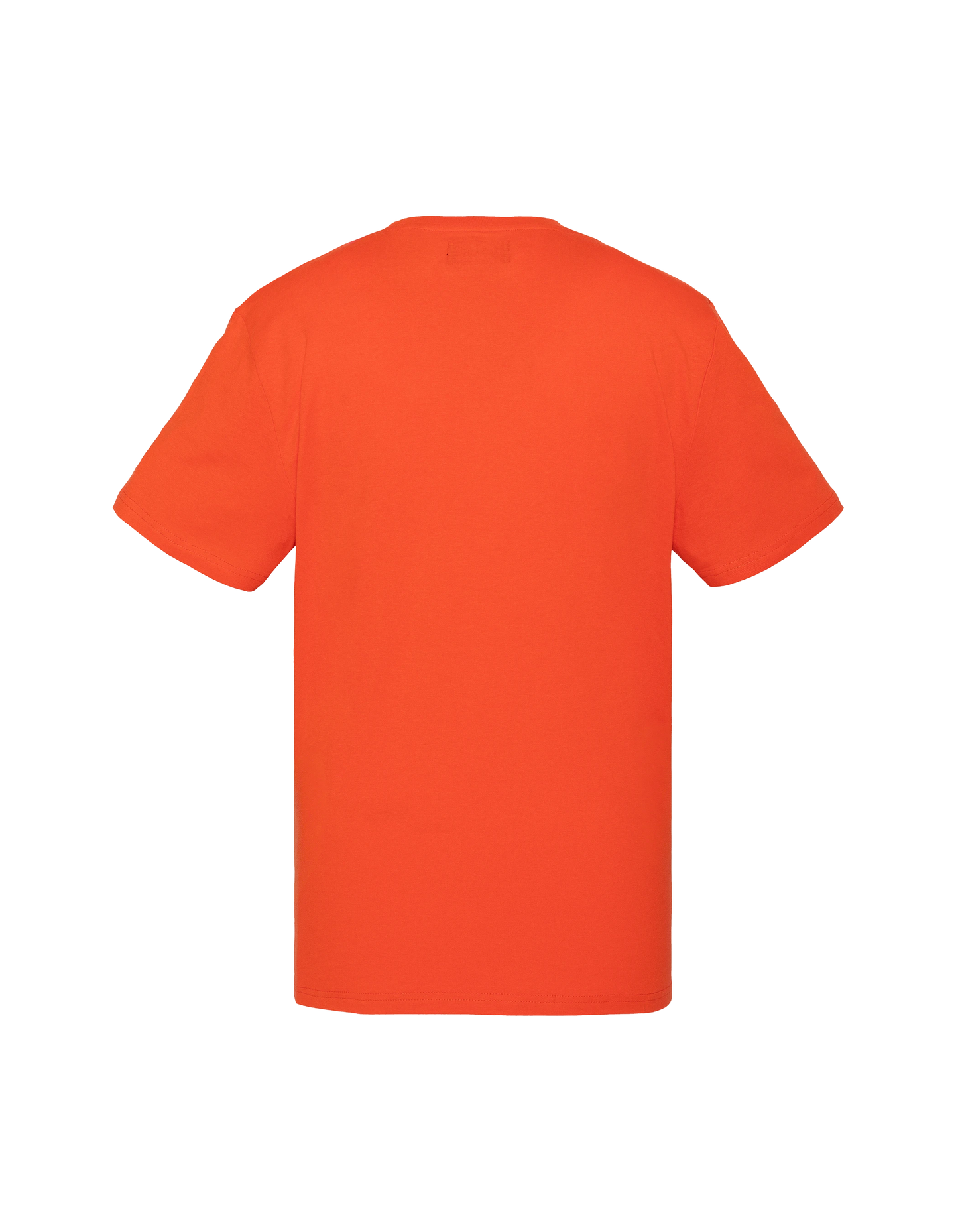 T-shirt orange imprimé Schott Official vintage
