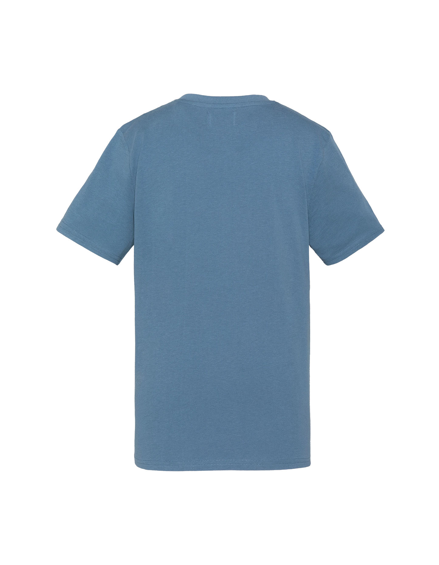 T-shirt bleu jean imprimé logo vintage