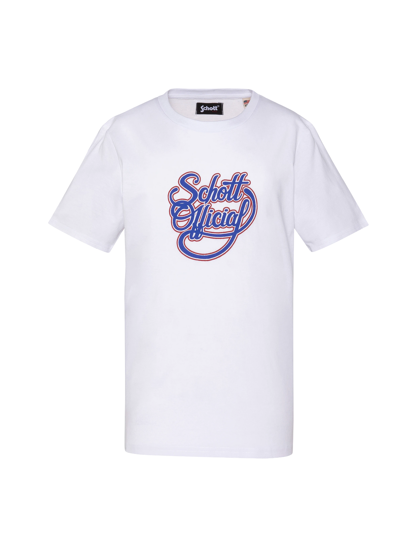 T-shirt blanc imprimé logo vintage