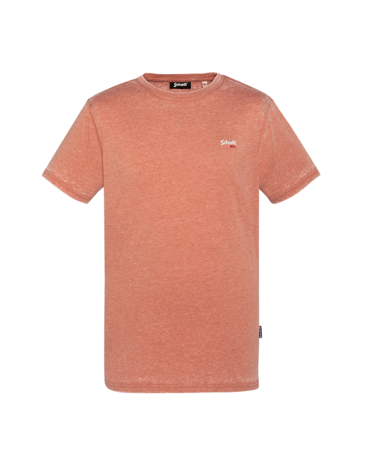 T-Shirt-runder rostwirklicher Effekt