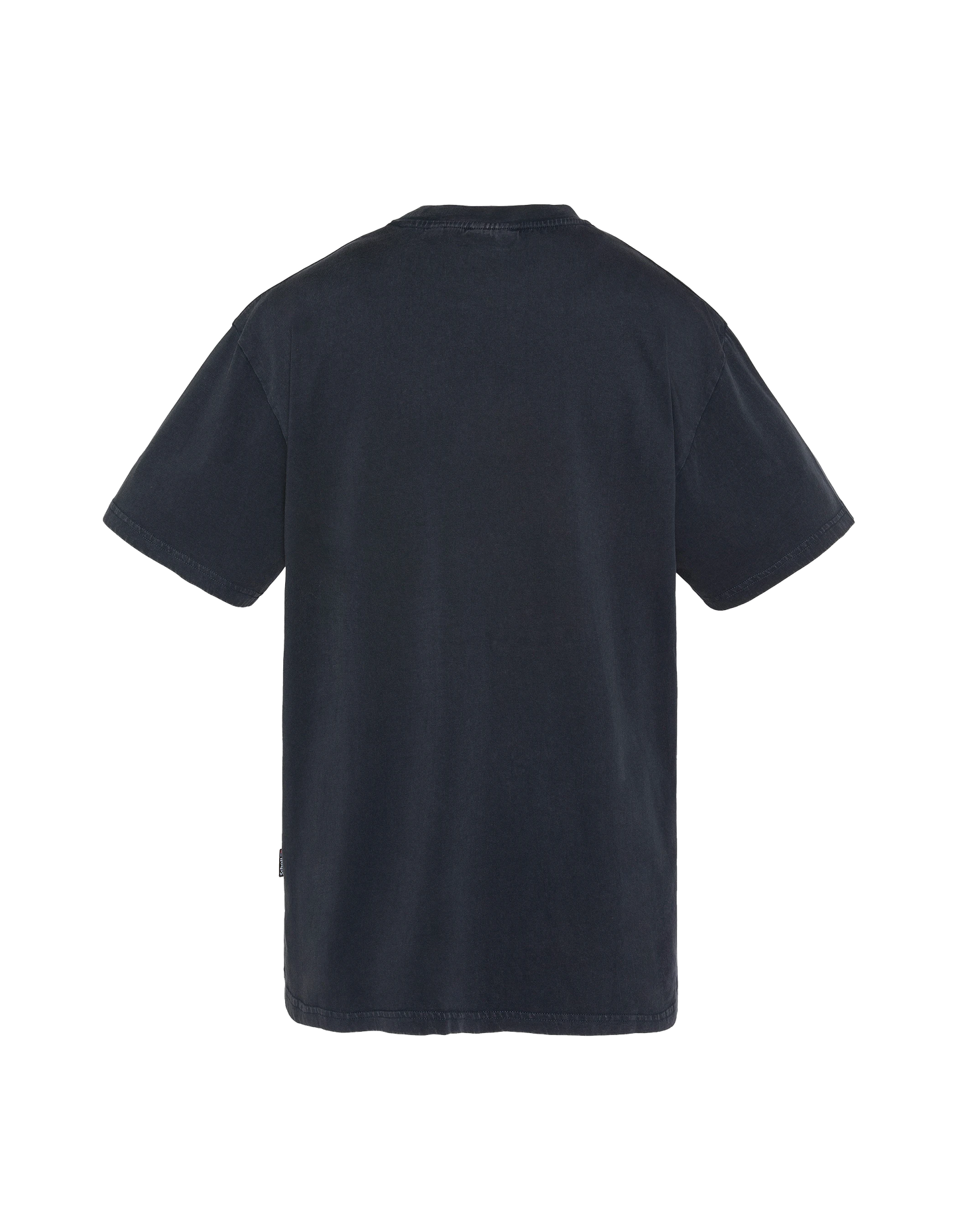 Army t-shirt patched navy blue, vintage effect