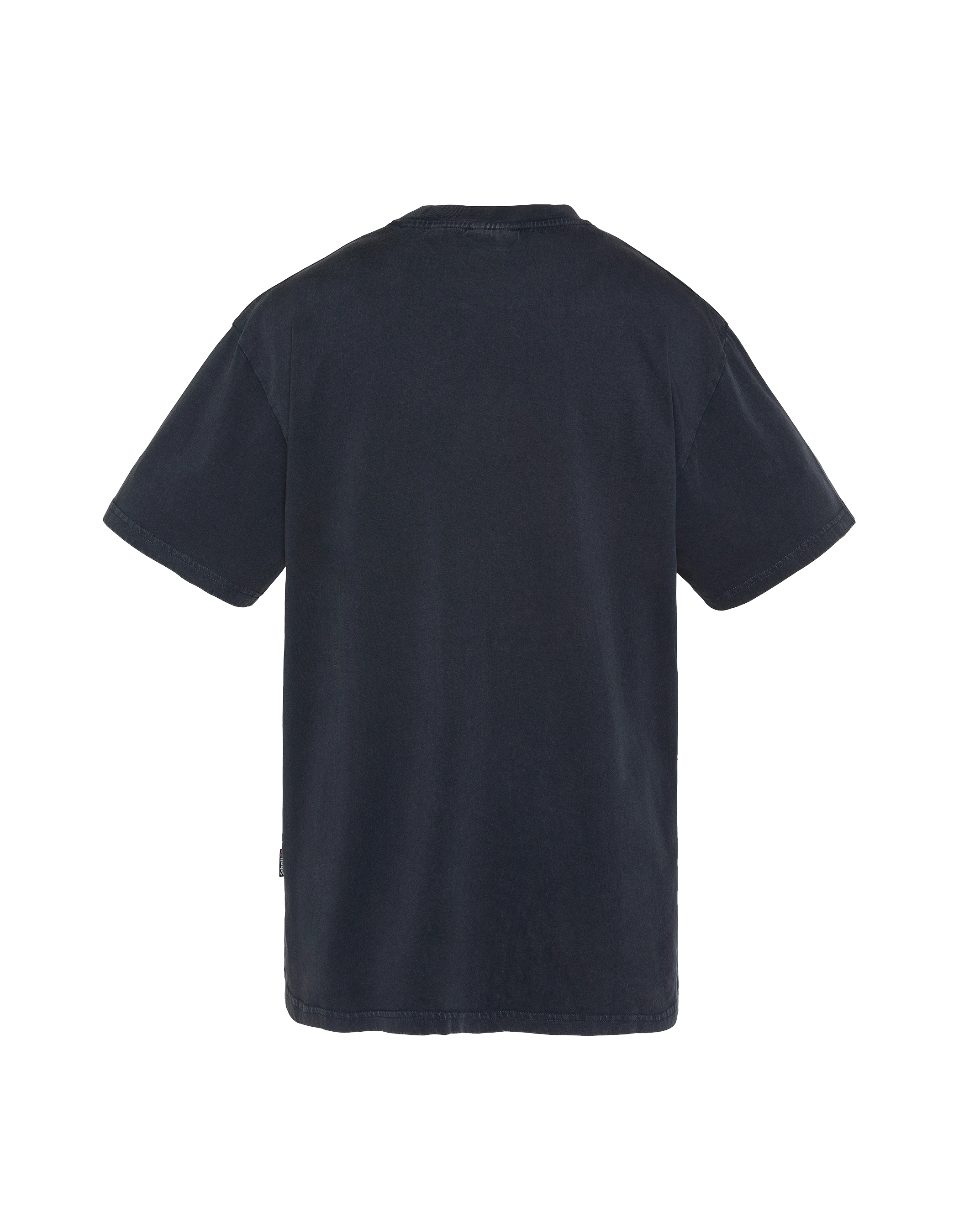 Army t-shirt patched navy blue, vintage effect-10