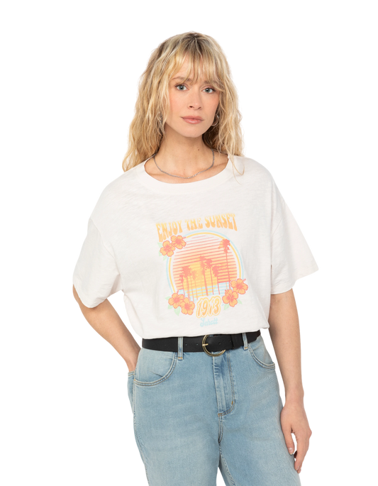 White Hawaiian t-shirt