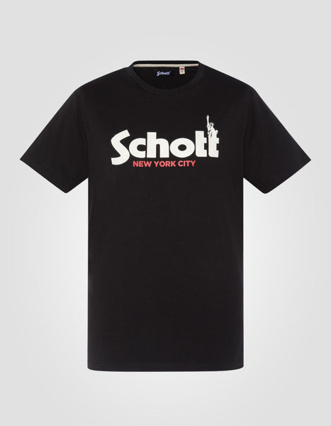 Black print t -shirt - Tstroy | Schott NYC®