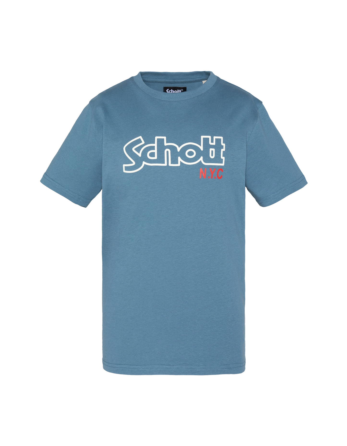 T-shirt a stampa blu per bambini