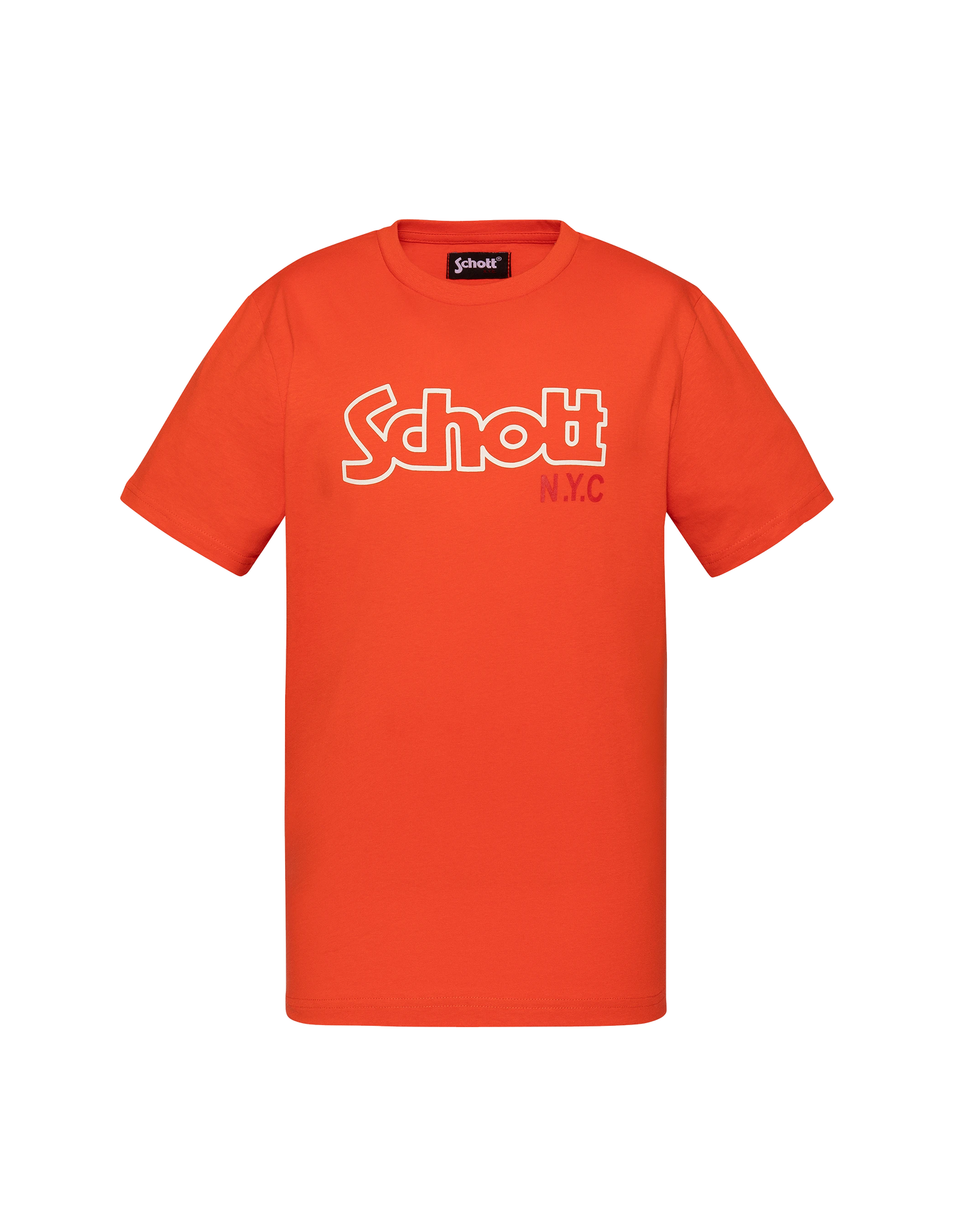 T-shirt imprimé orange enfant