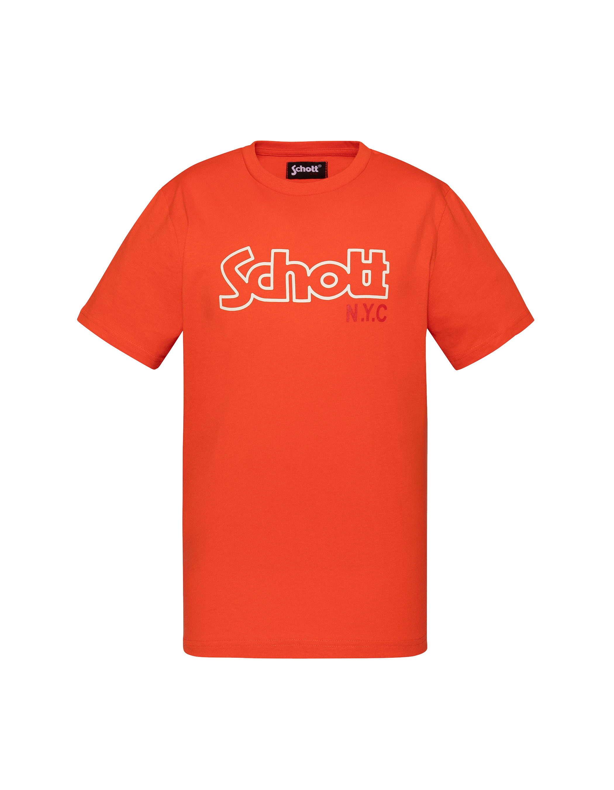 T-shirt imprimé orange enfant-1