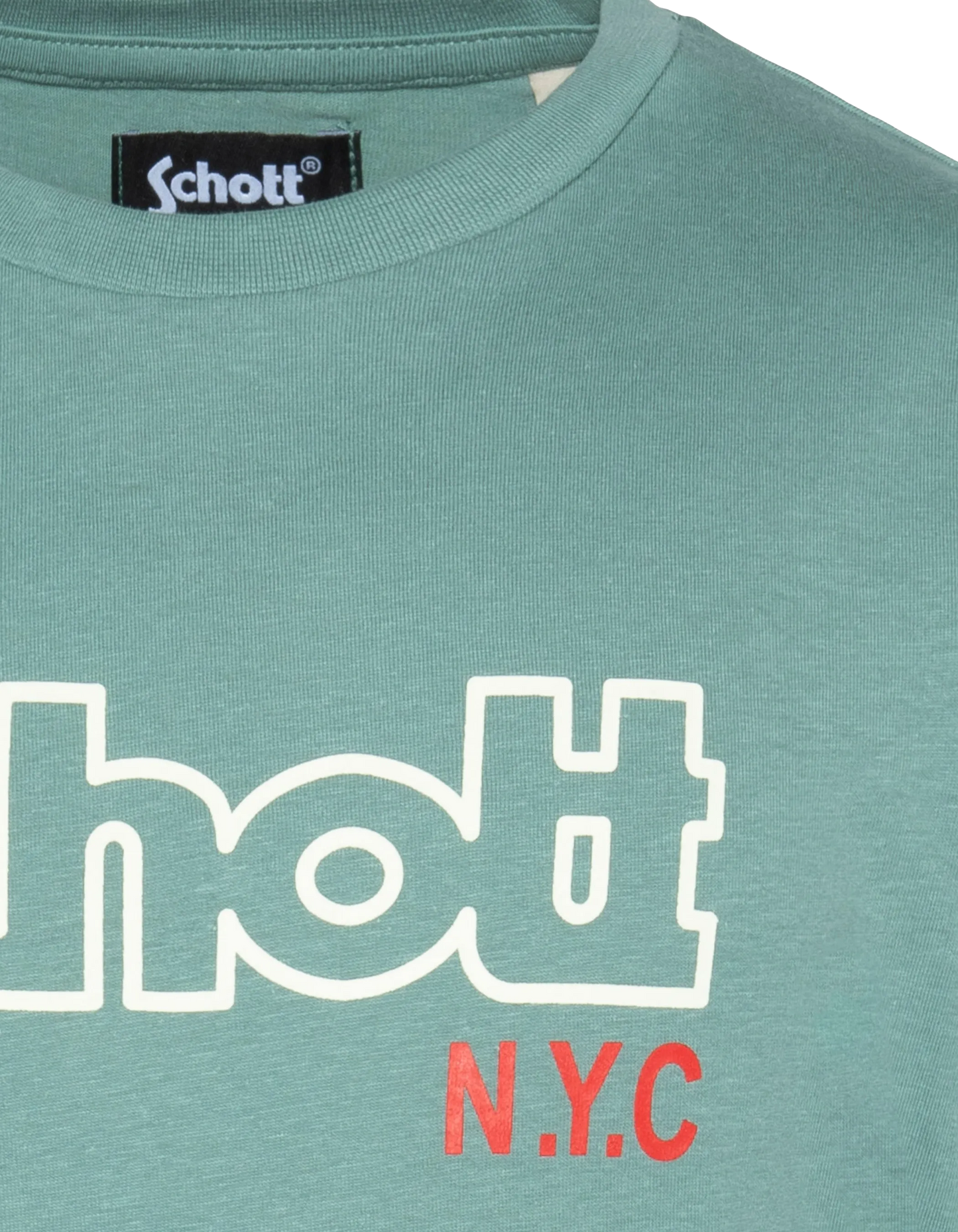 T-shirt di Sage Khaki Child Stampa