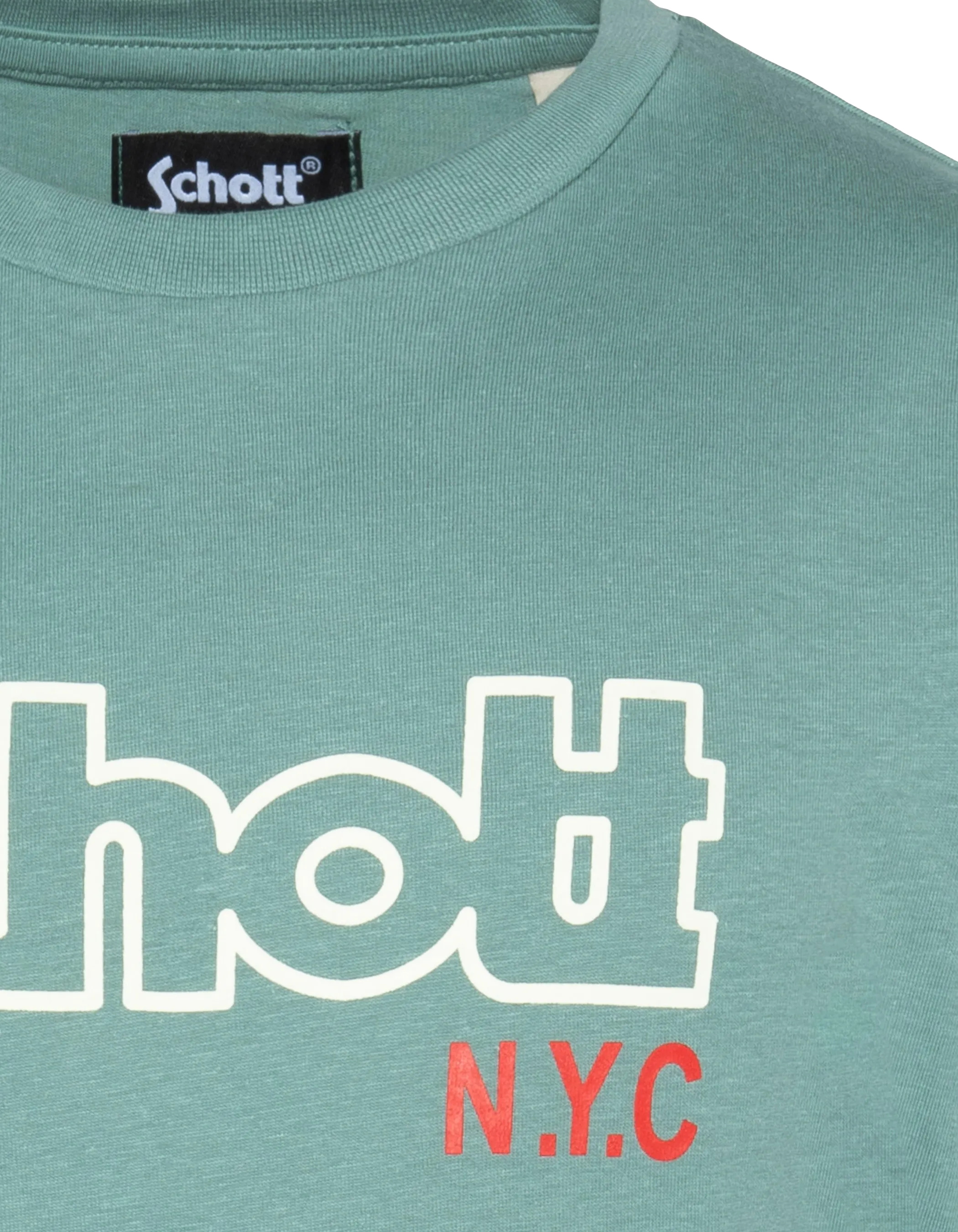 T-shirt di Sage Khaki Child Stampa-3